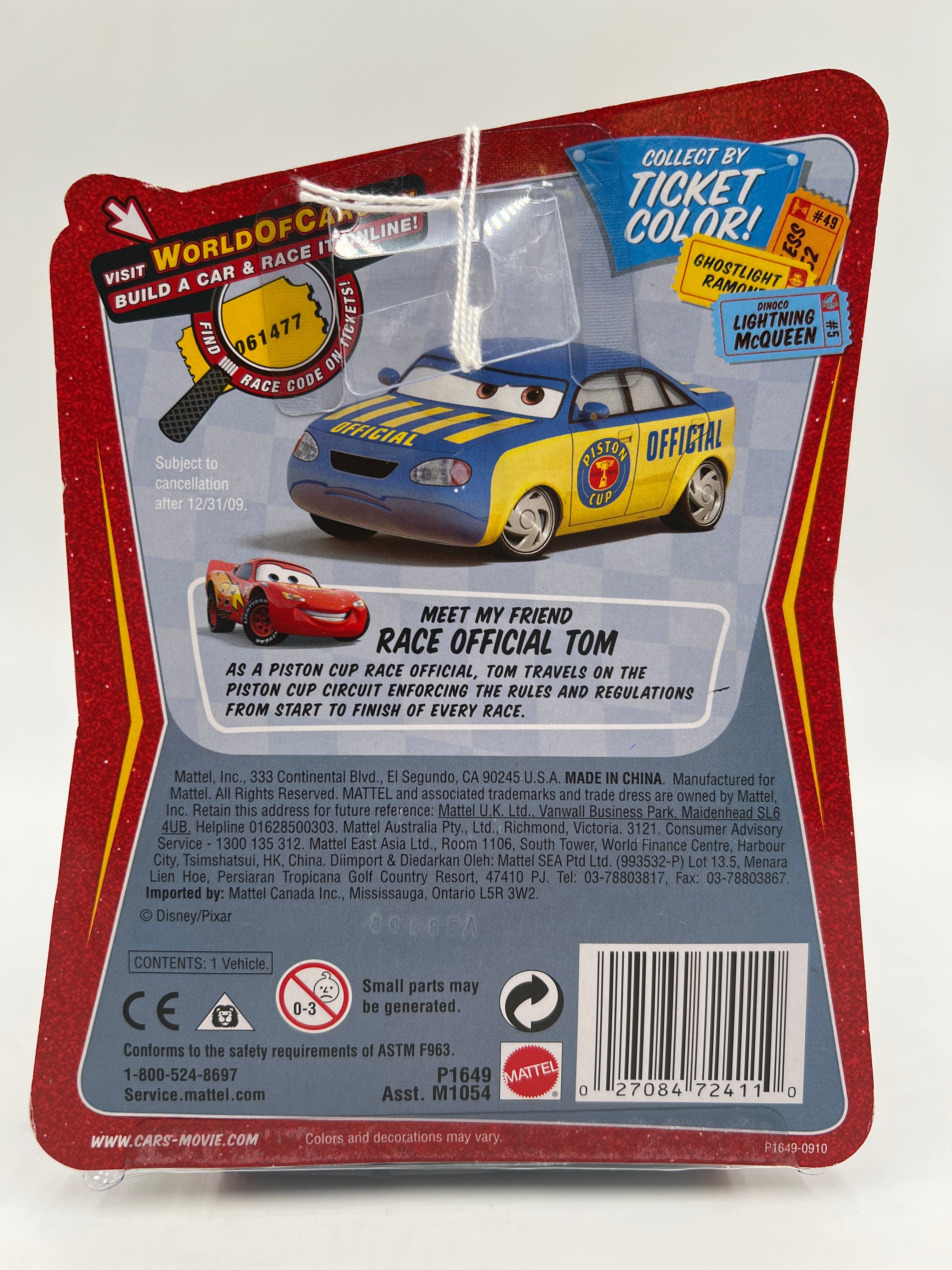 Disney Pixar The World Of Cars Race O Rama #88 Tumbleweed Lightning McQueen - Image 6