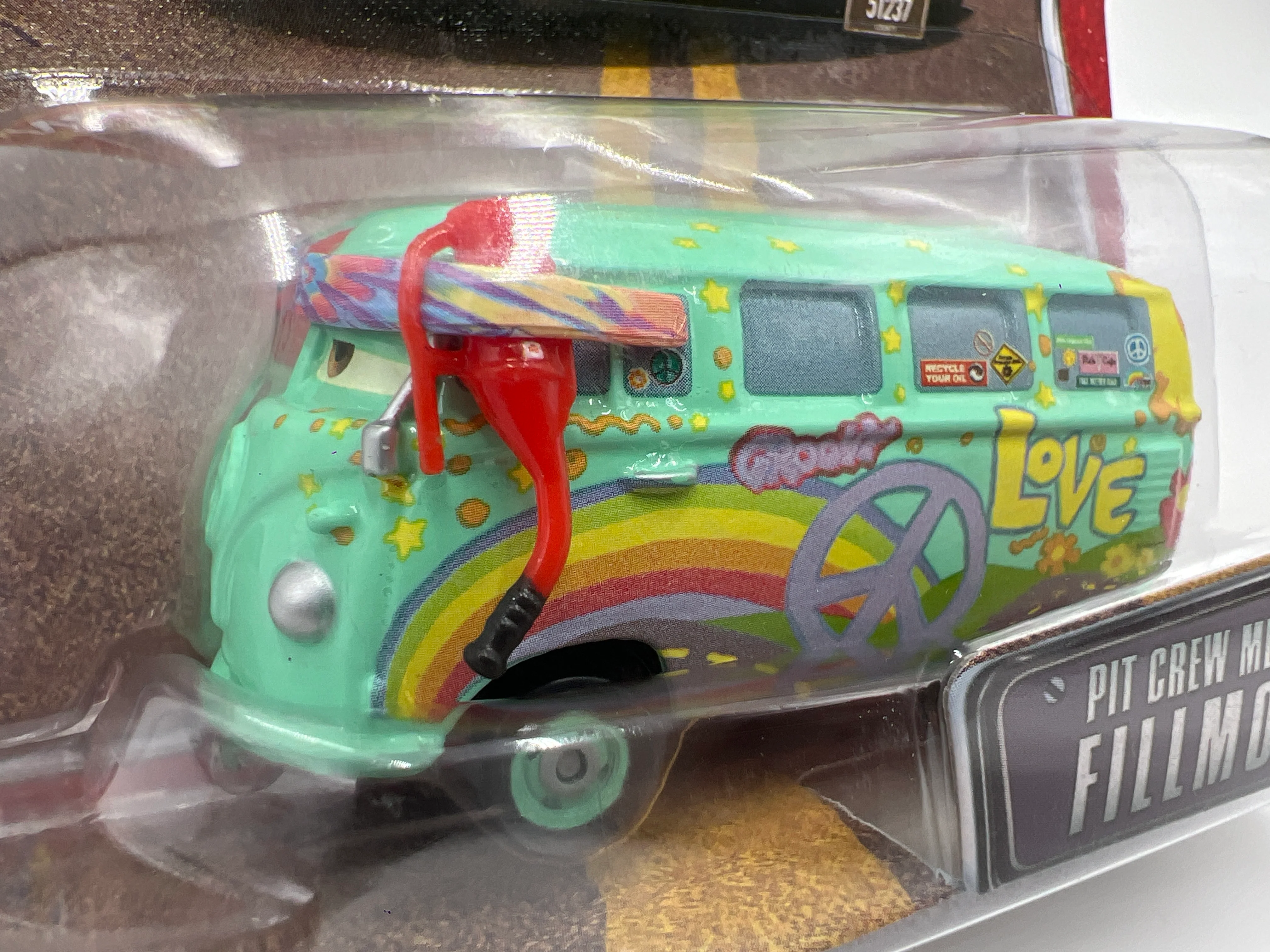 Disney Pixar The World Of Cars #37 Pit Crew Member Fillmore 139E - Image 3