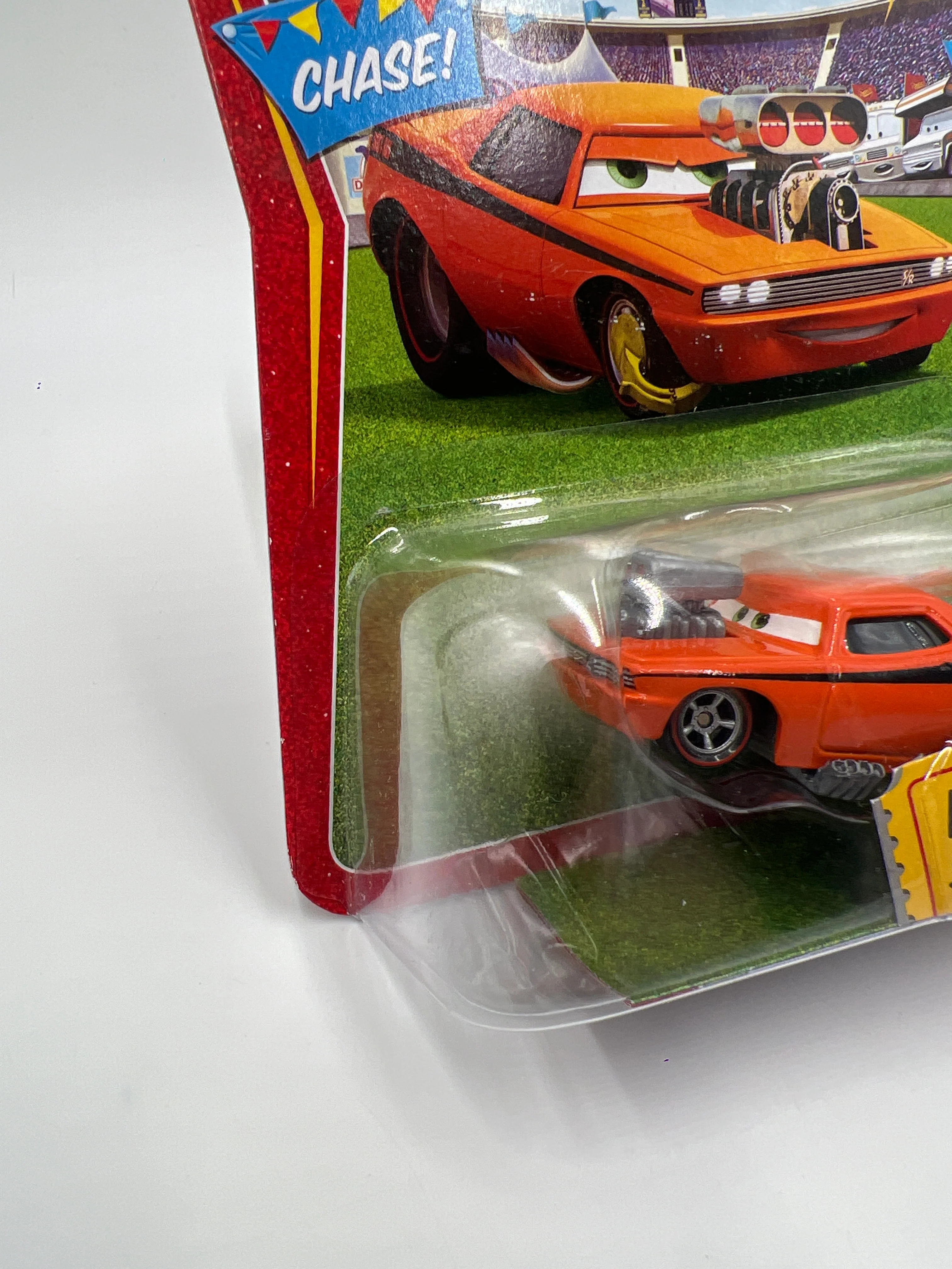 Disney Pixar The World Of Cars Race O Rama #80 CHASE Impound Snot Rod Orange - Image 4