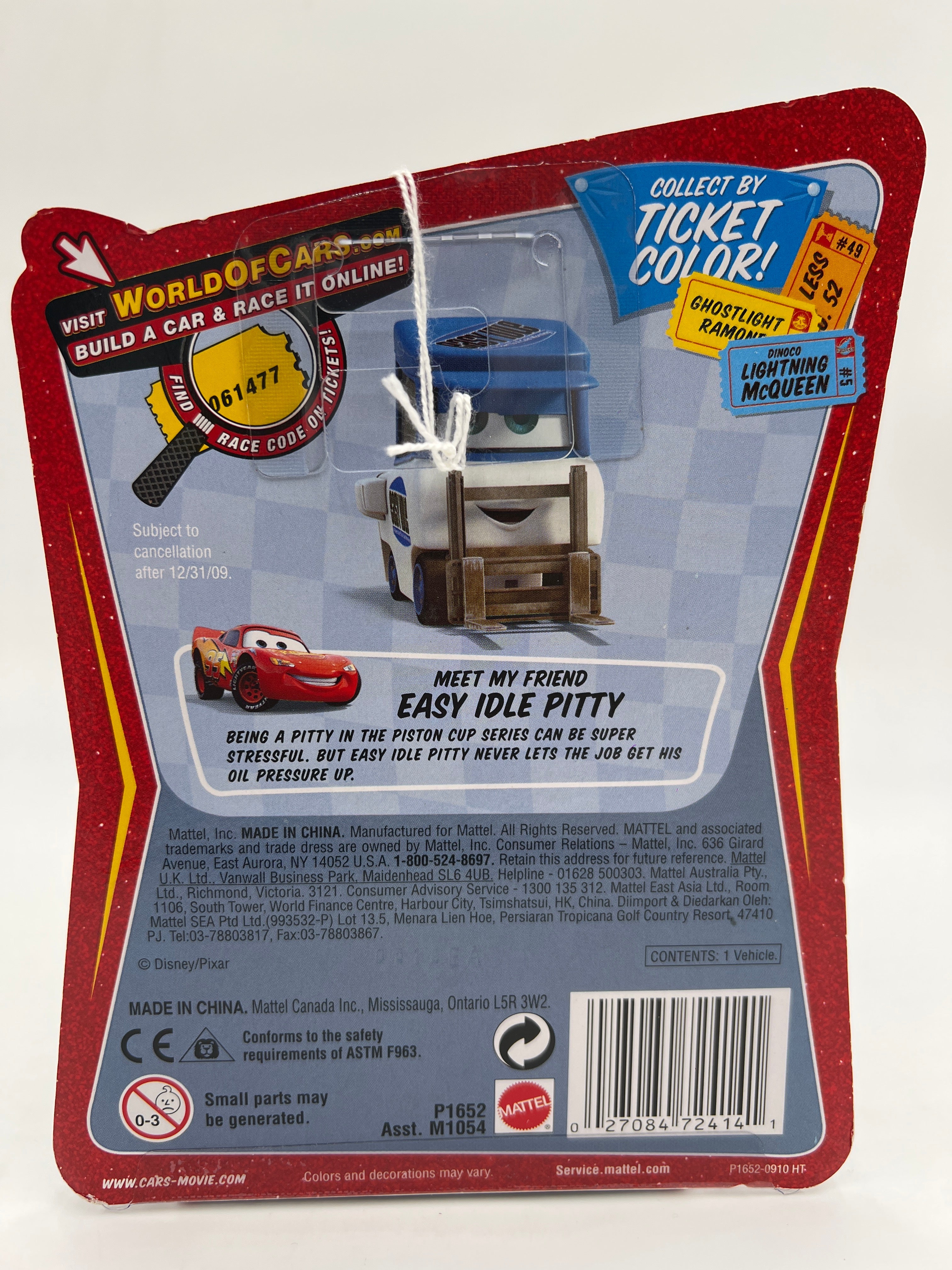 Disney Pixar The World Of Cars Race O Rama #90 CHASE Chuki Pink 139A - Image 6
