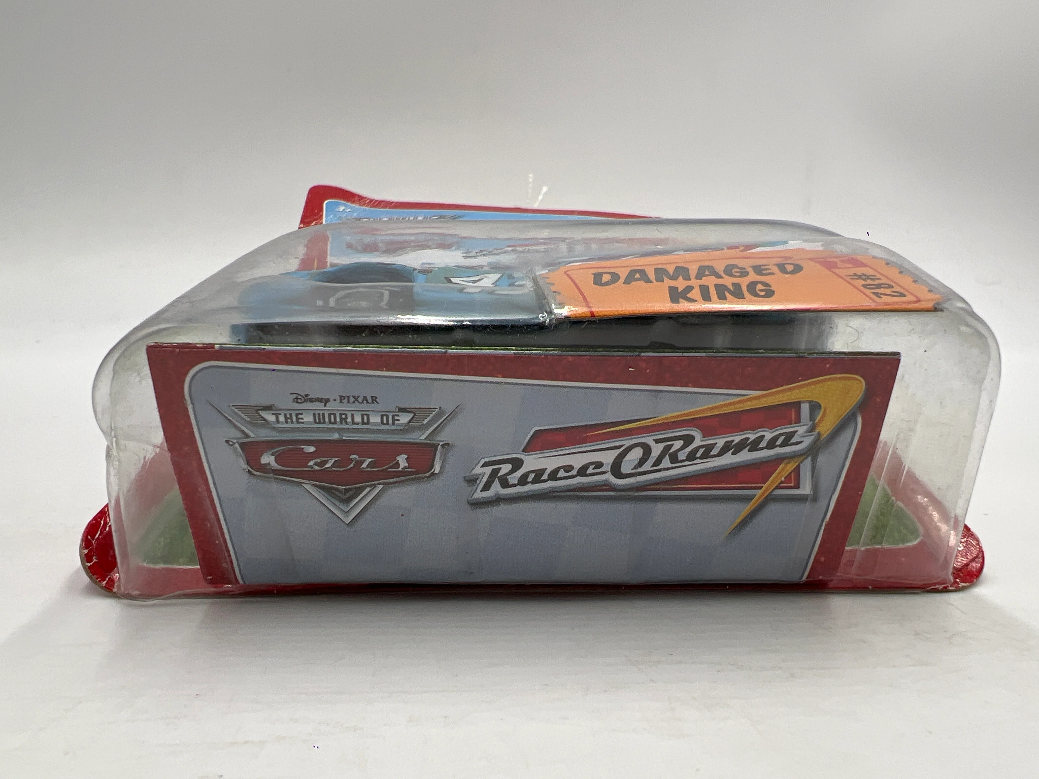 Disney Pixar The World Of Cars Race O Rama #82 Damaged King - Image 6