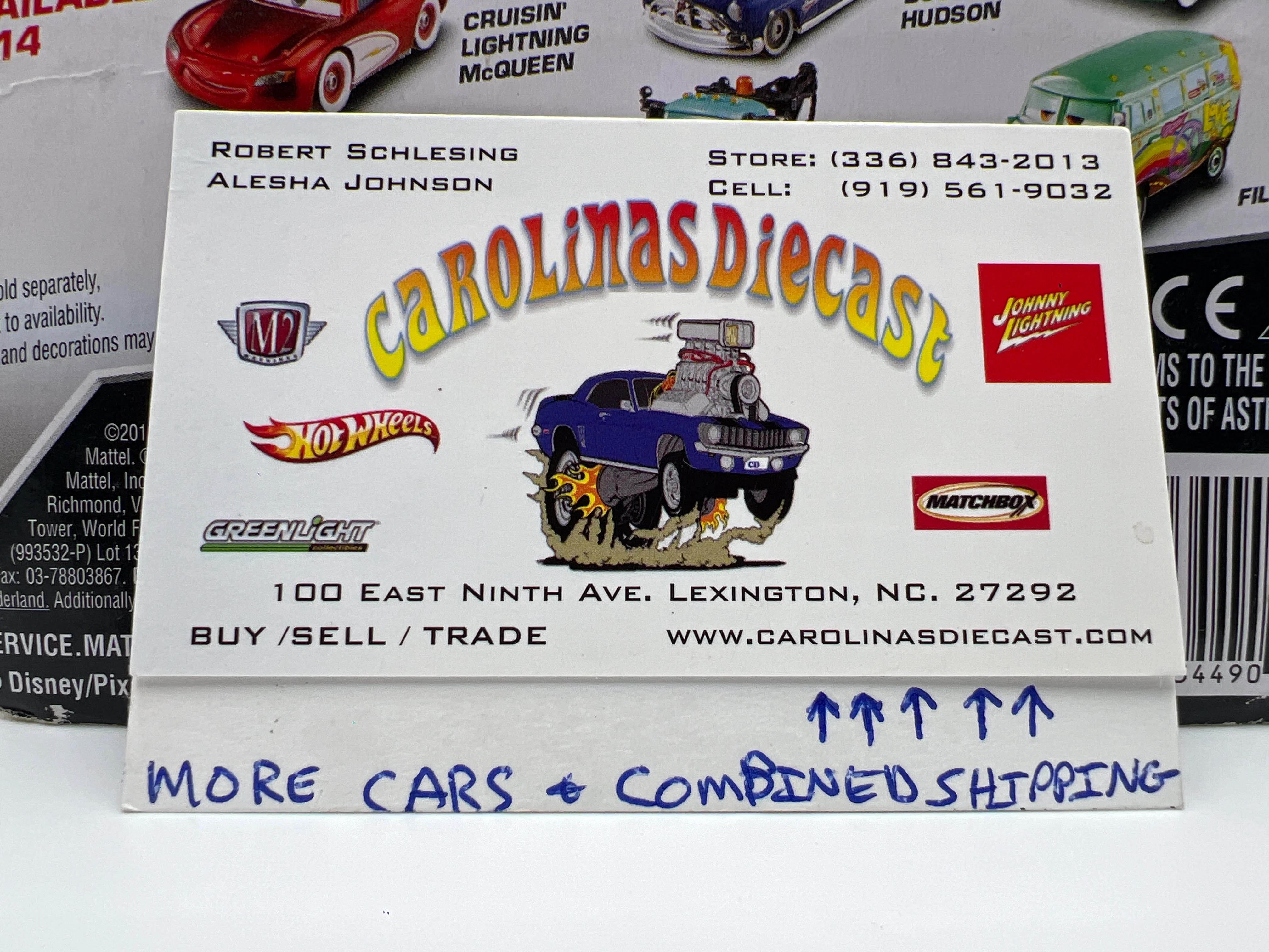 Disney Pixar The World Of Cars Radiator Springs #10 Fillmore Green Card Not Perfect 141D - Image 8
