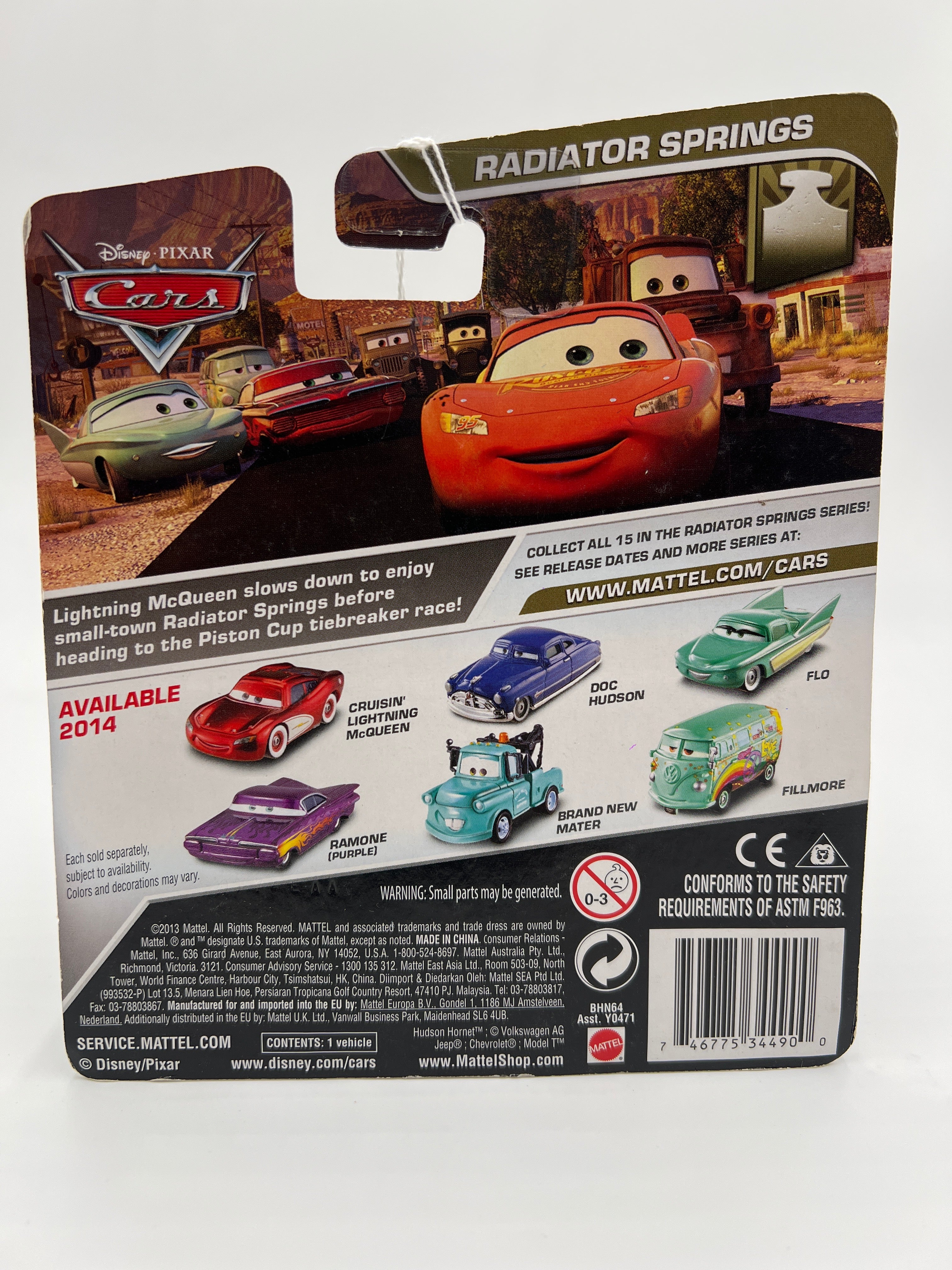 Disney Pixar The World Of Cars Radiator Springs #10 Fillmore Green 141E - Image 6