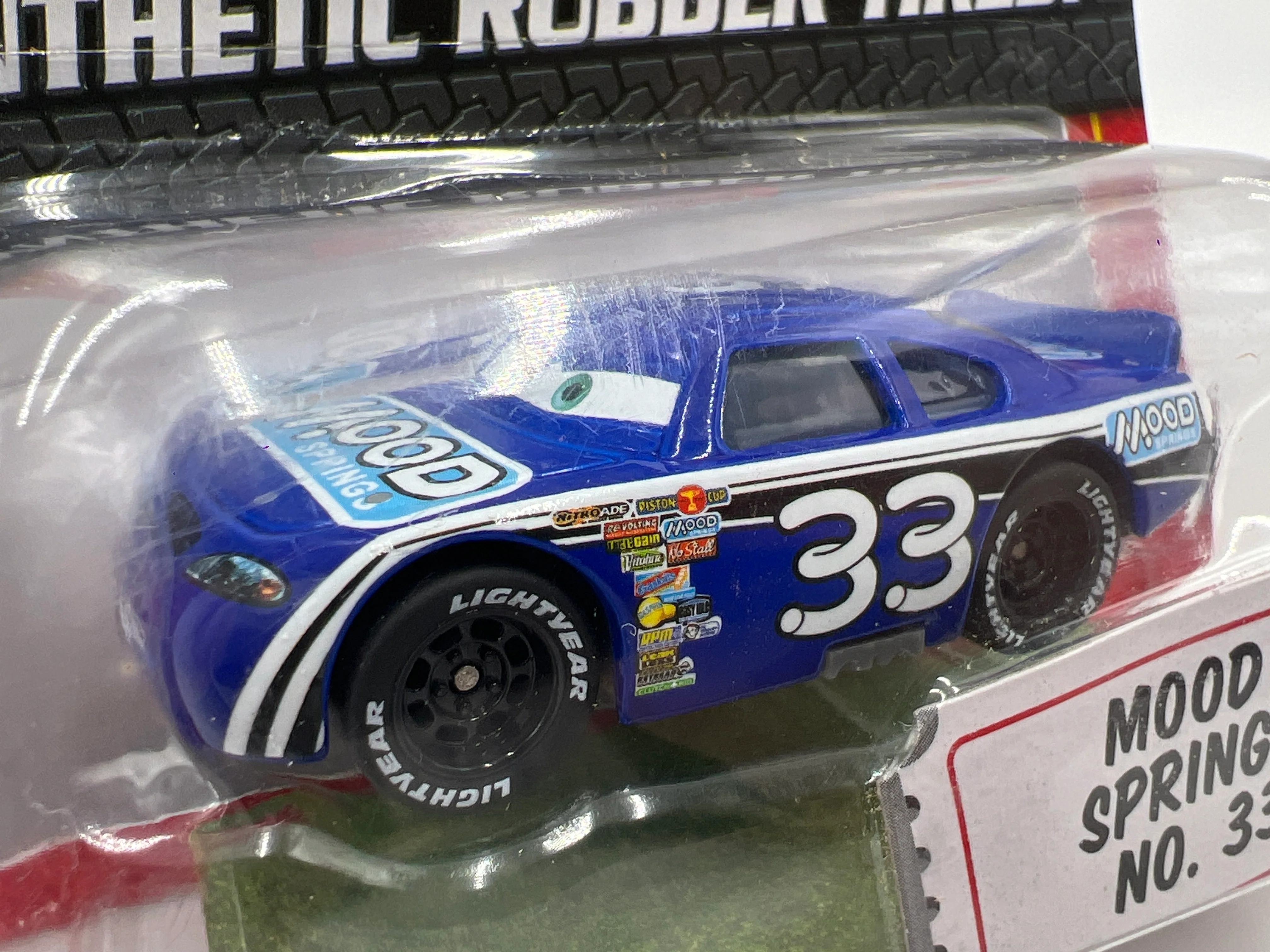 Disney Pixar The World Of Cars Rubber Tires Mood Springs No 33 140G - Image 2