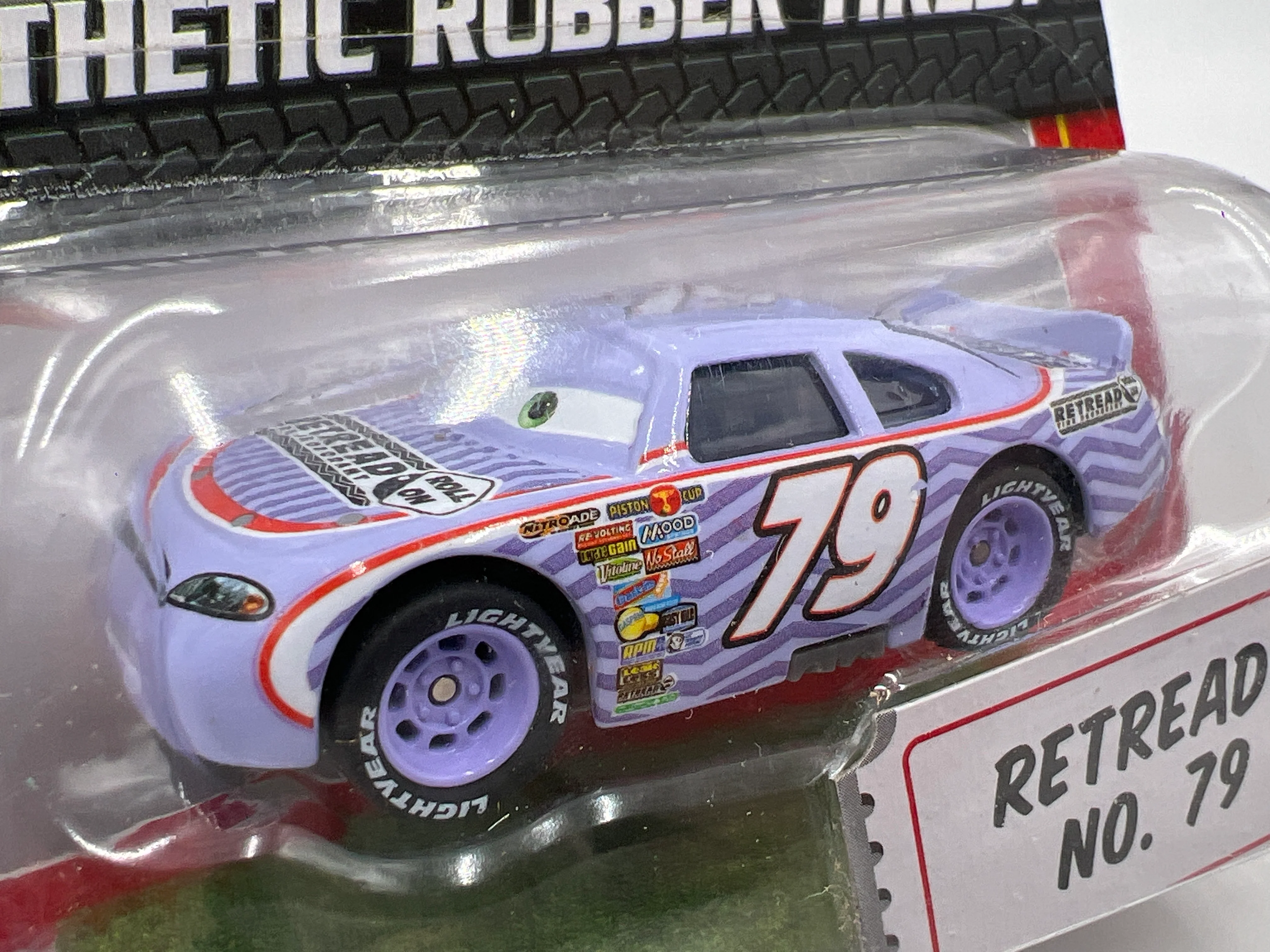 Disney Pixar The World Of Cars Rubber Tires Retread No 79 141G - Image 2