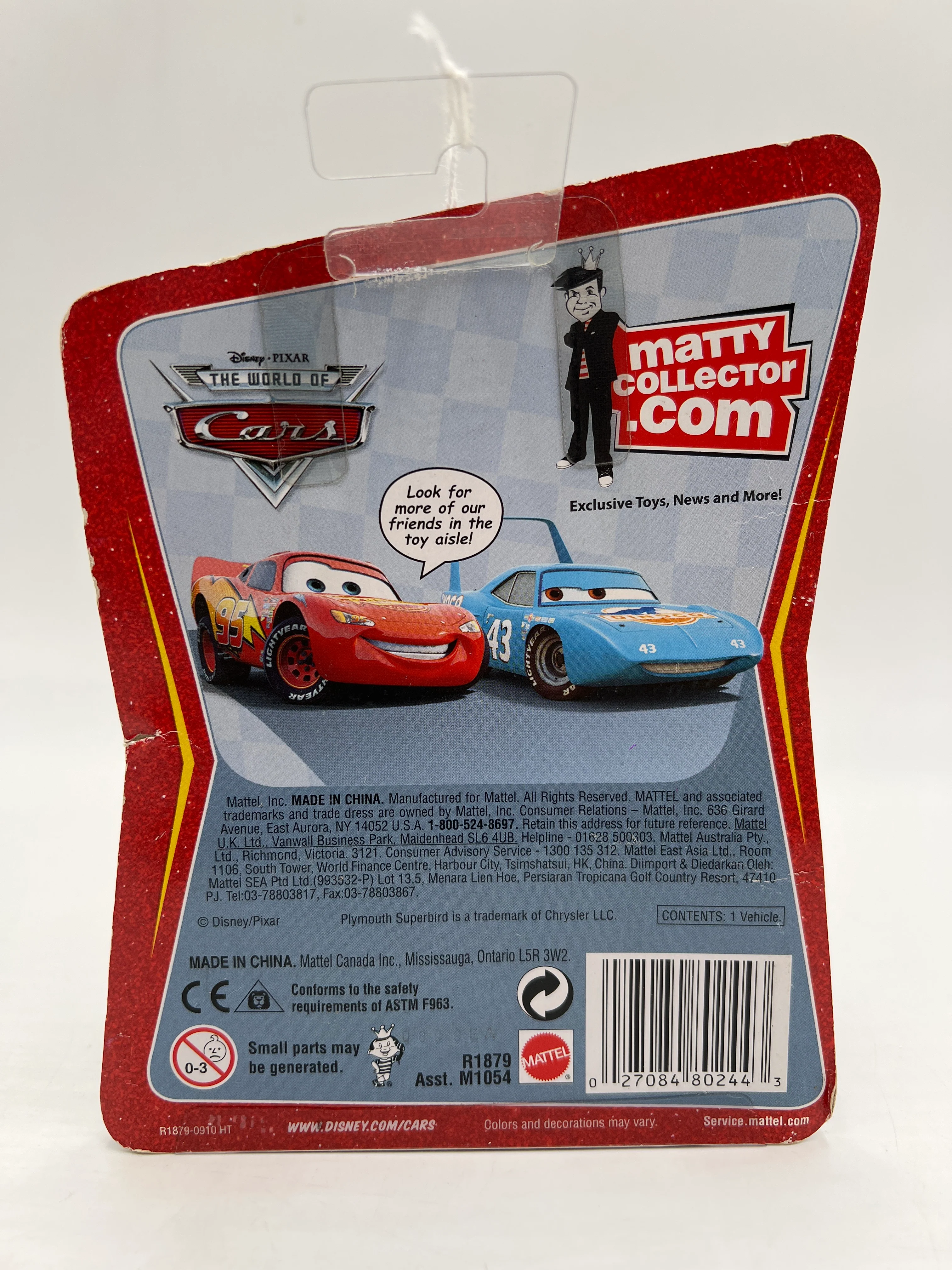 Disney Pixar The World Of Cars Rubber Tires Retread No 79 141G - Image 6