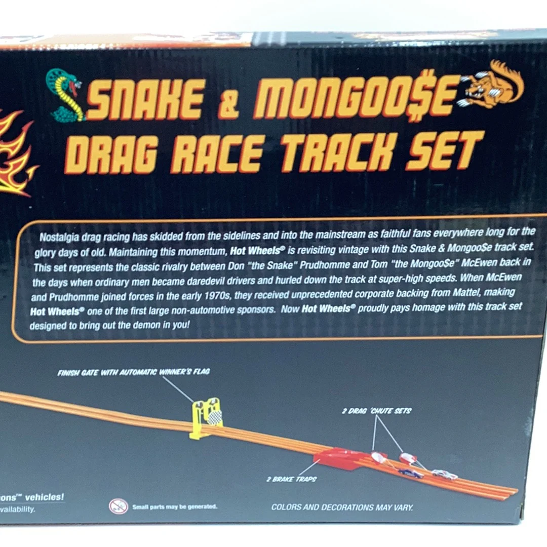 Drag Strip Demons Snake & Mongoose Drag race set Toys R Us exclusive New Sealed! - Image 9