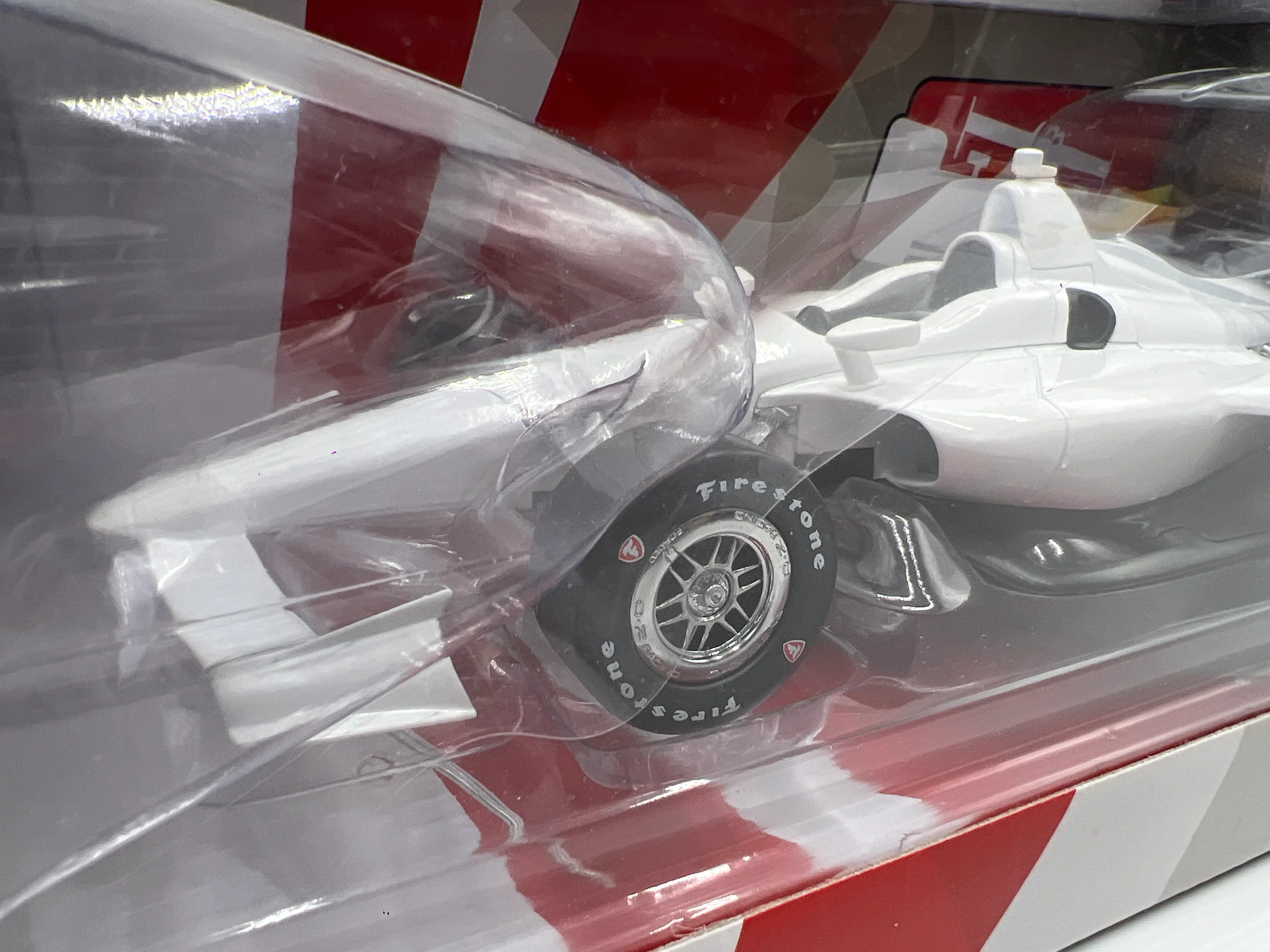 Greenlight 1:18 Indycar Series Autograph Car White - Image 3