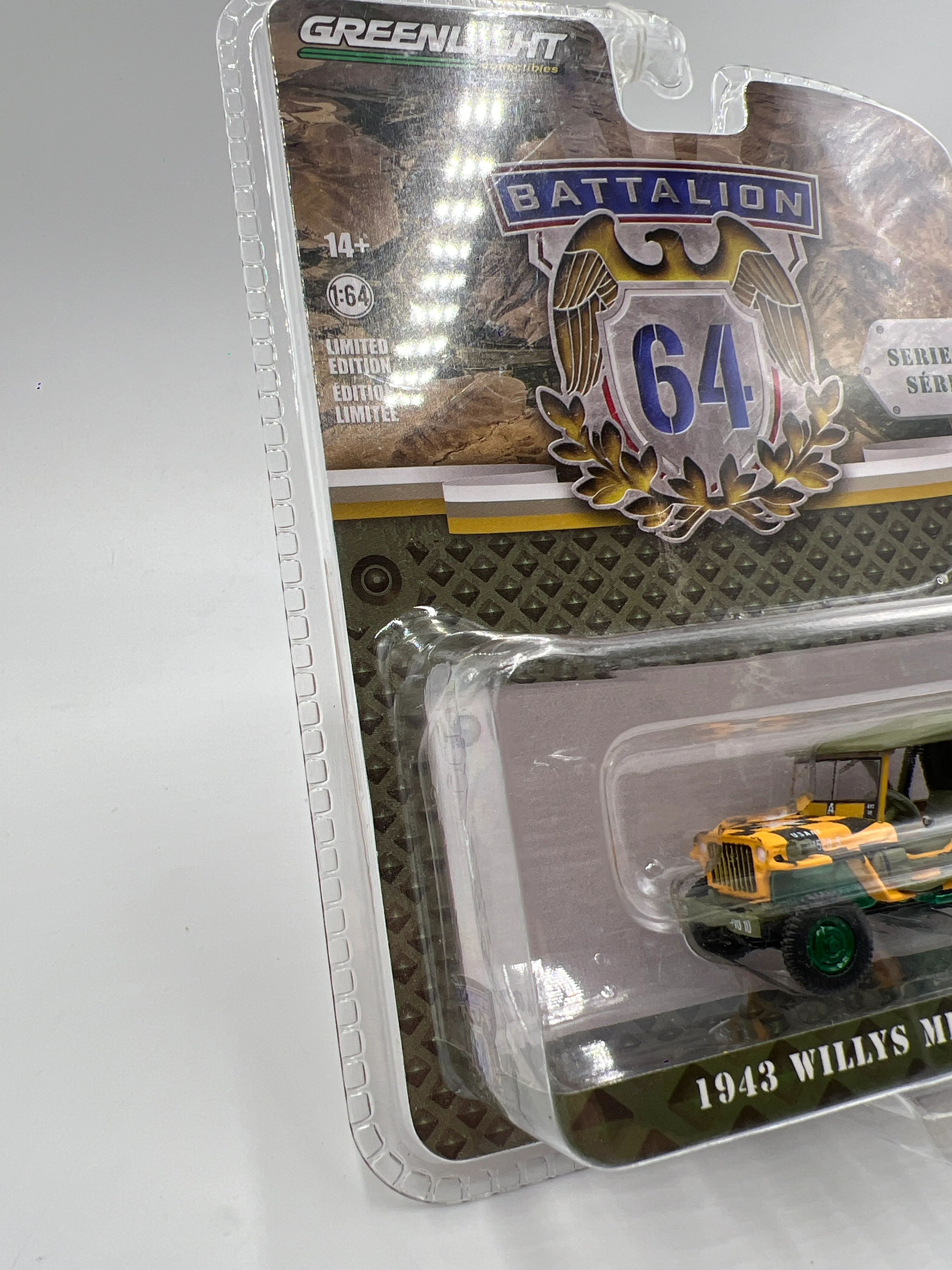 Greenlight Battalion 64 Series 1 CHASE 1943 Willys MB Jeep U.S. Army VHTF - Image 5