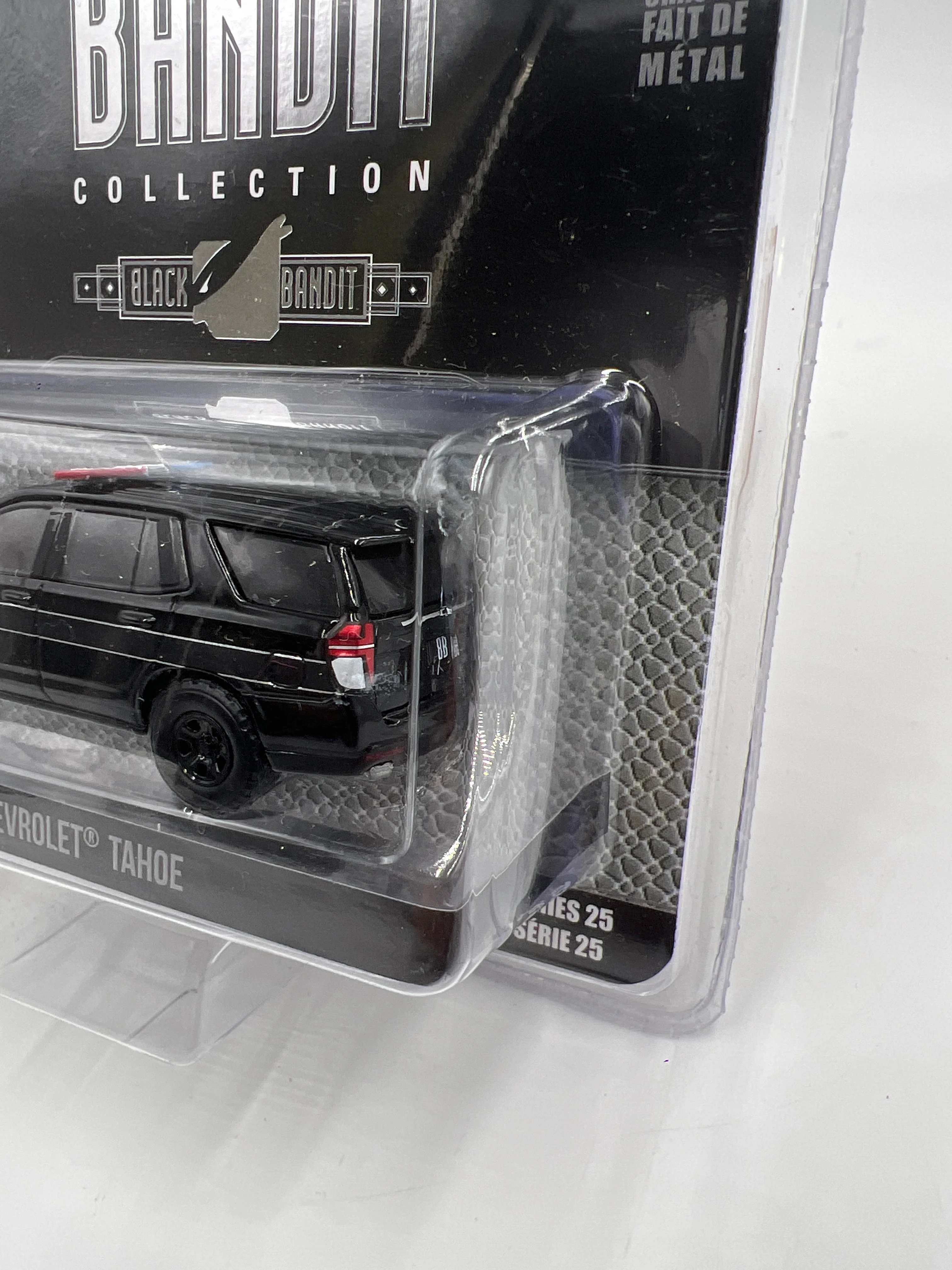 Greenlight Black Bandit Series 25 2021 Chevrolet Tahoe Black Police 223B - Image 4
