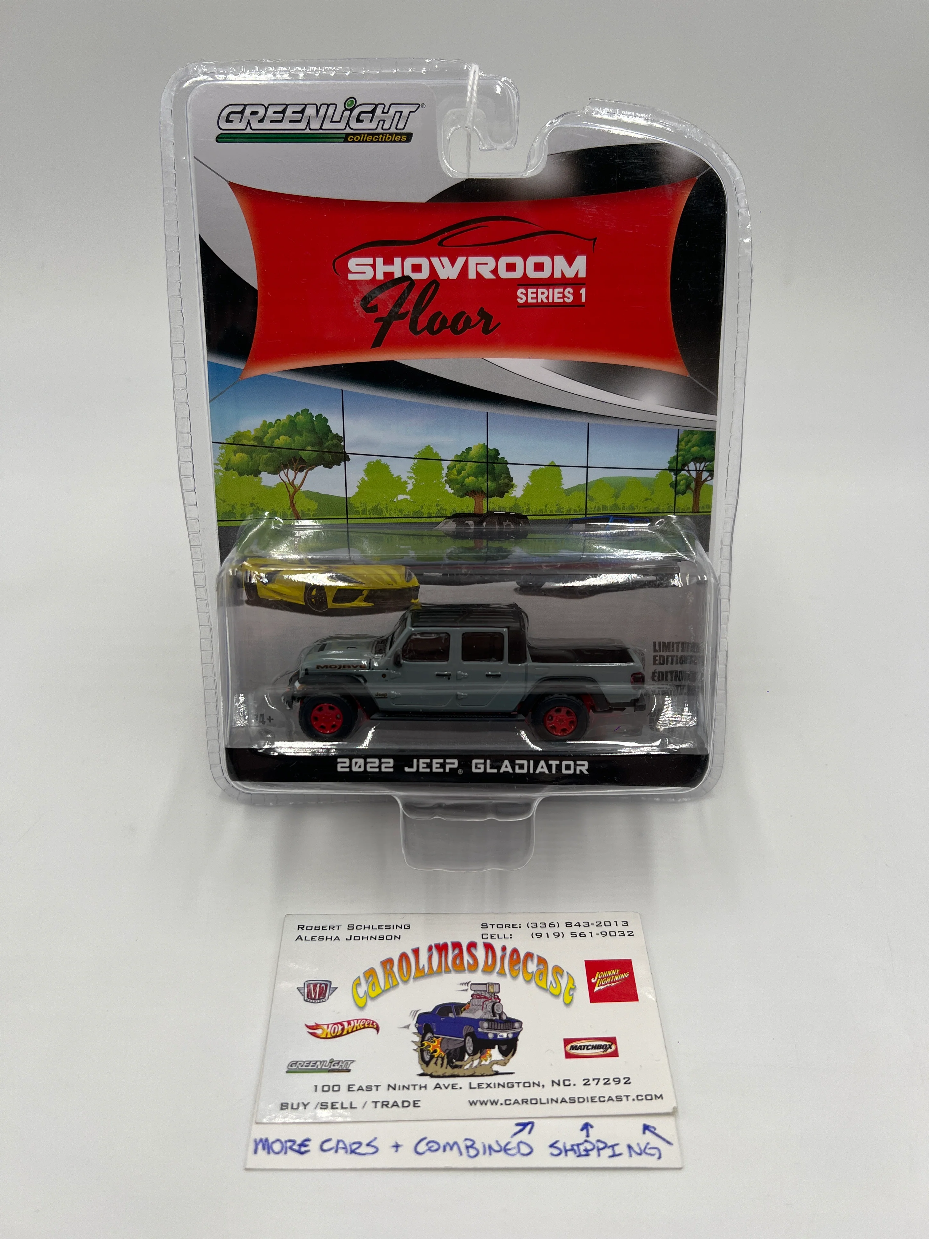 Greenlight Showroom Floor  Series 1 Target CHASE 2022 Jeep Gladiator Gray