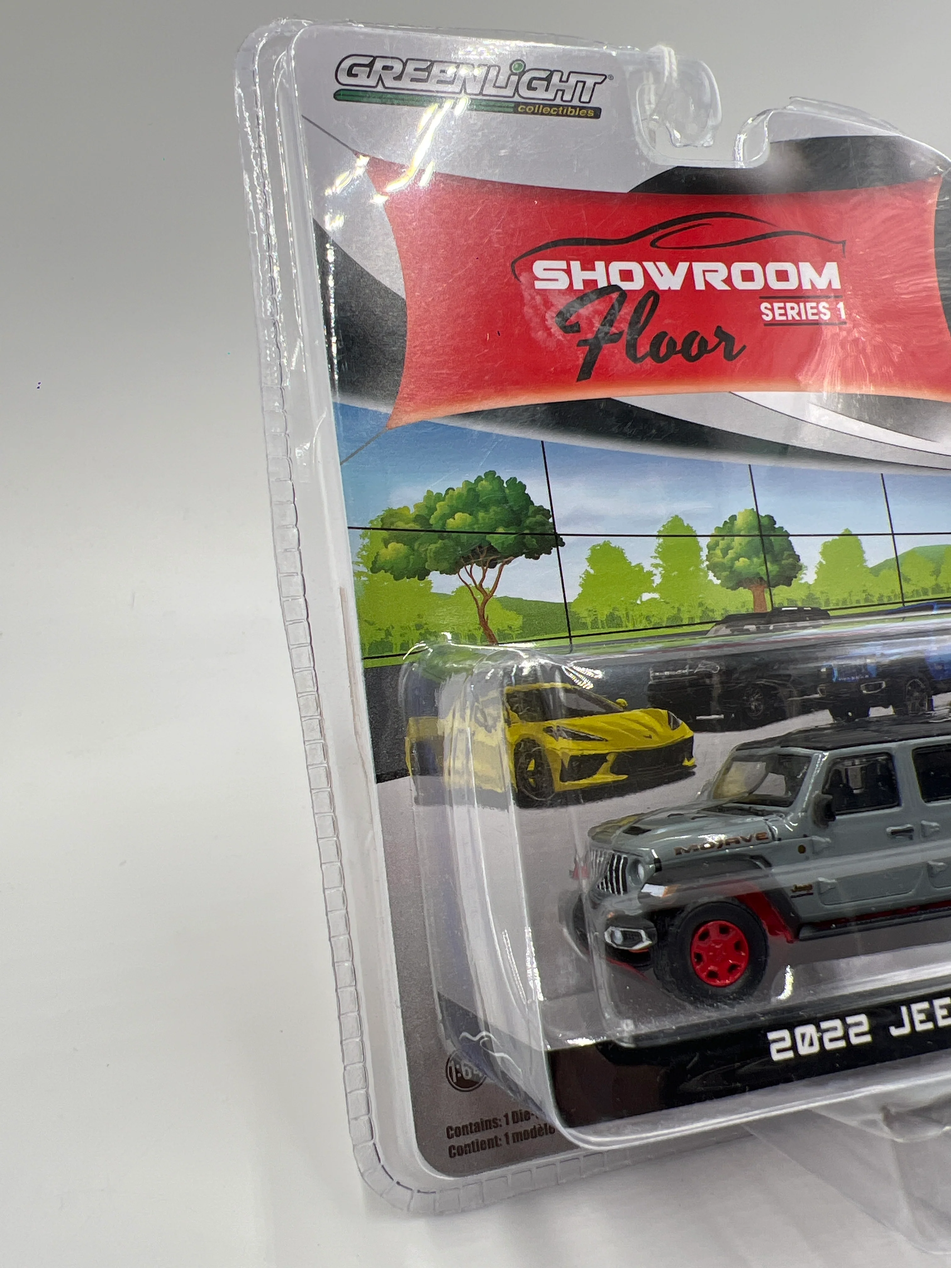 Greenlight Showroom Floor  Series 1 Target CHASE 2022 Jeep Gladiator Gray - Image 5