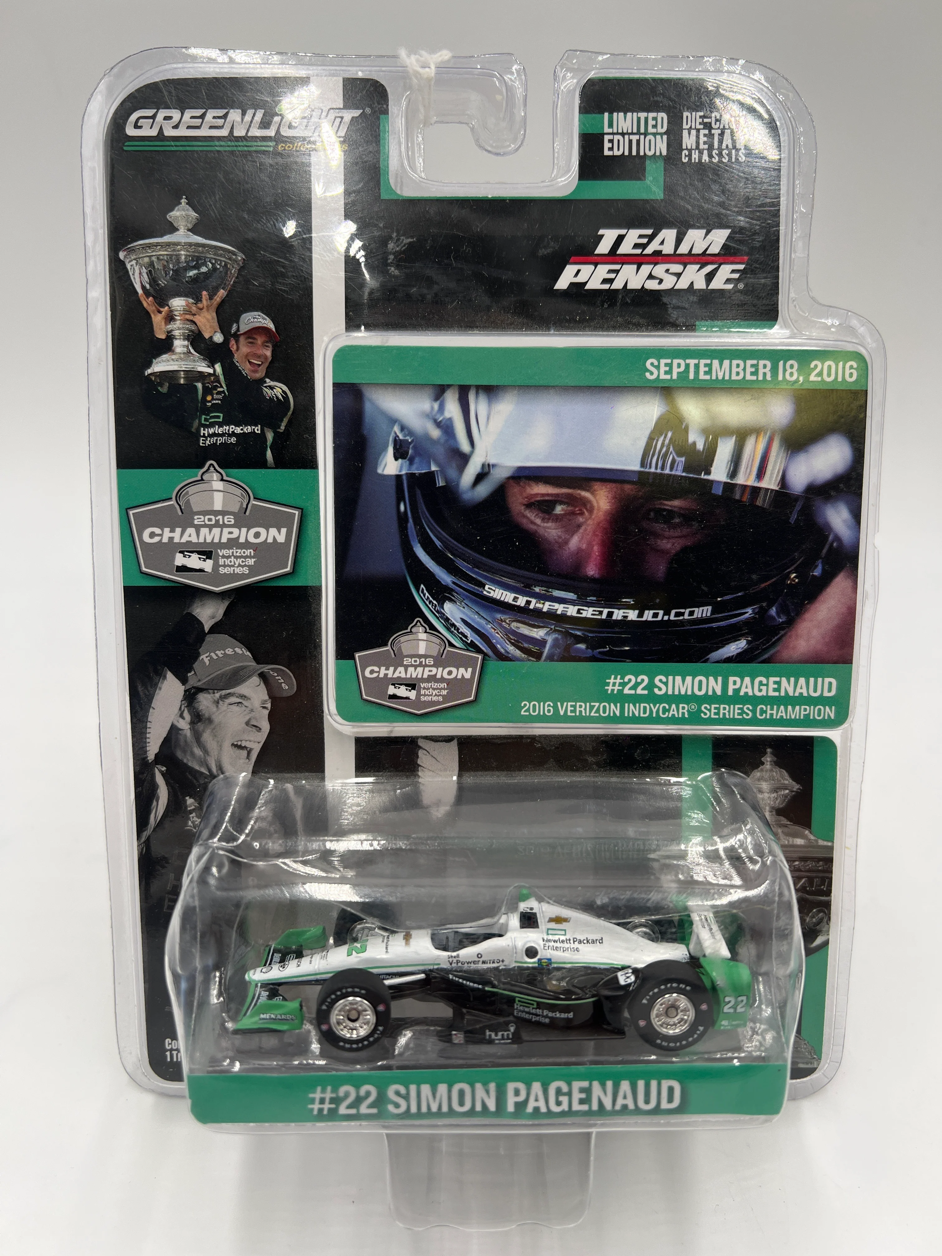 Greenlight Team Penske #22 2016 Verizon Indycar Series Champion Simon Pagenaud - Image 2