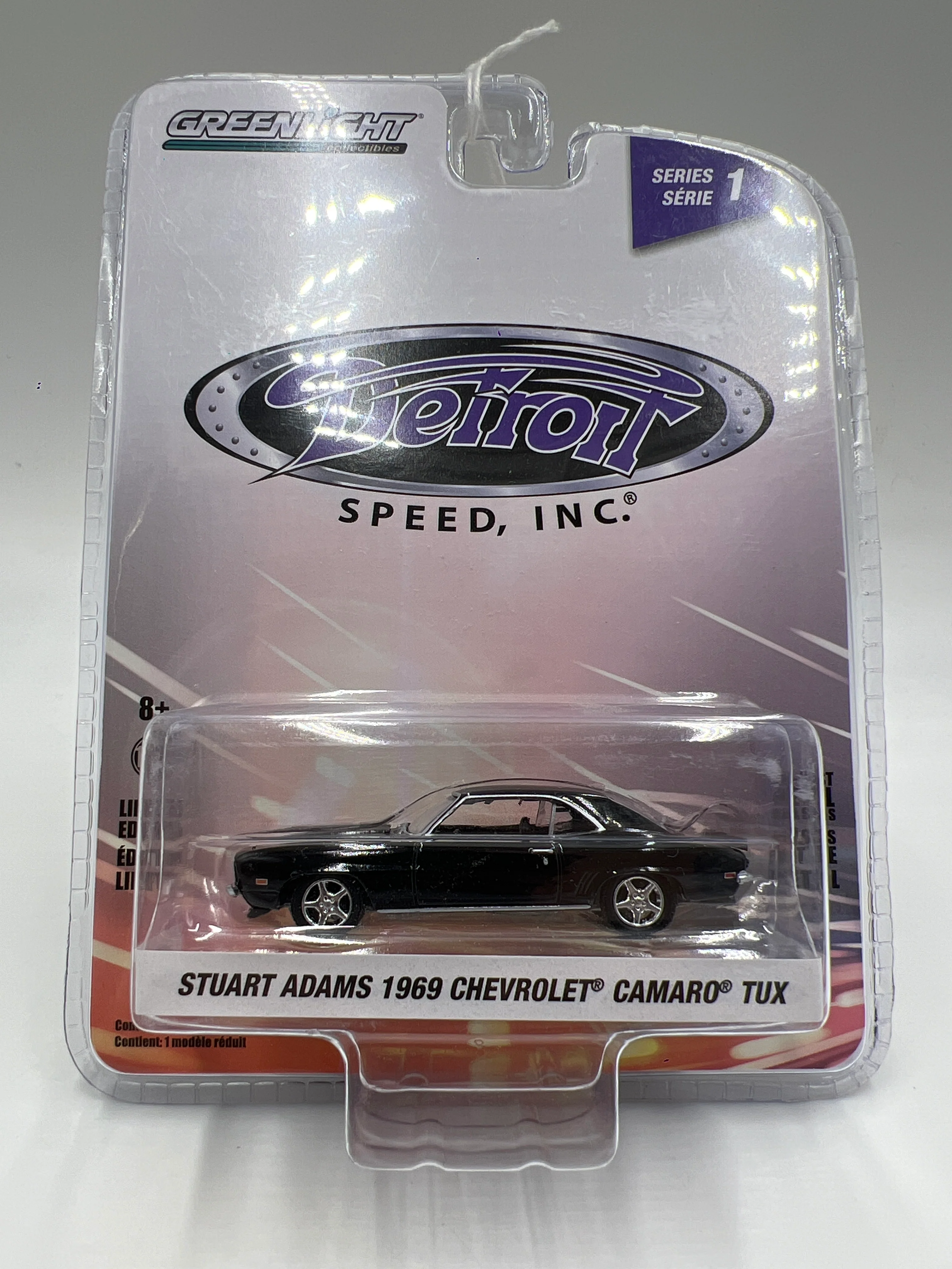 Greenlight Detroit Speed Series 1 Stuart Adams 1969 Chevrolet Camaro Tux Black 185H