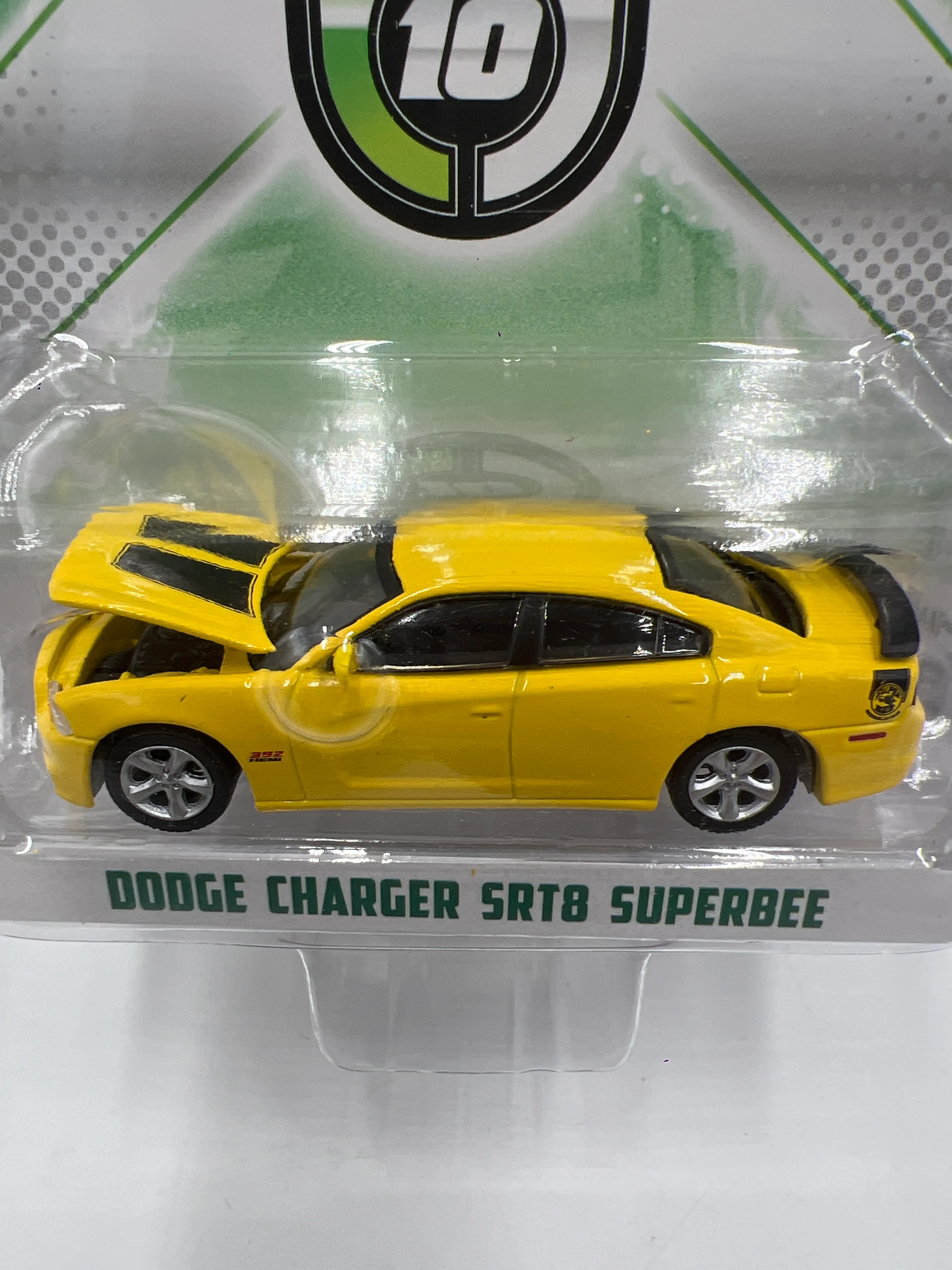 Greenlight Tenth Anniversary Dodge Charger SRT8 Superbee Yellow - Image 3