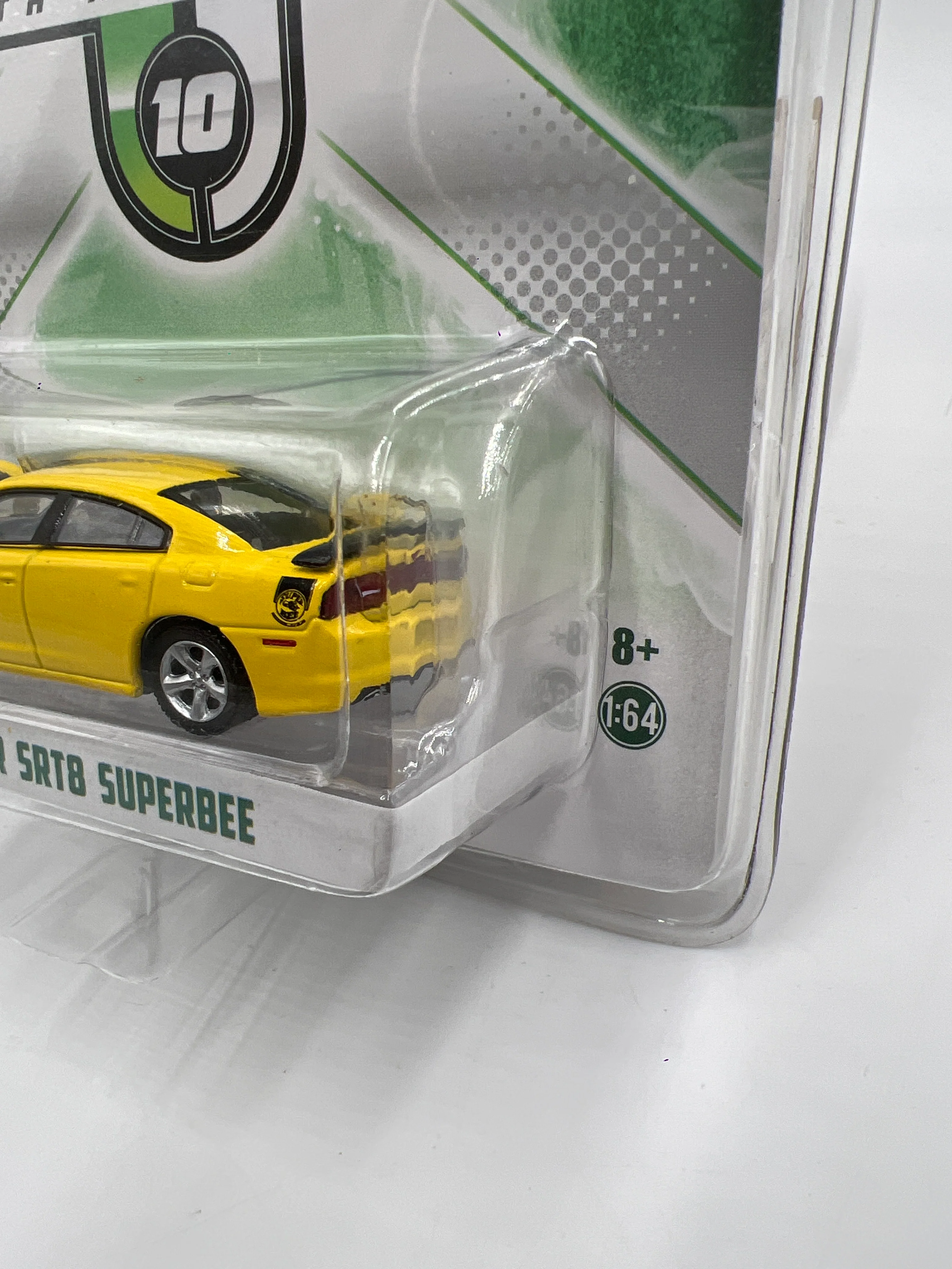 Greenlight Tenth Anniversary Dodge Charger SRT8 Superbee Yellow - Image 4