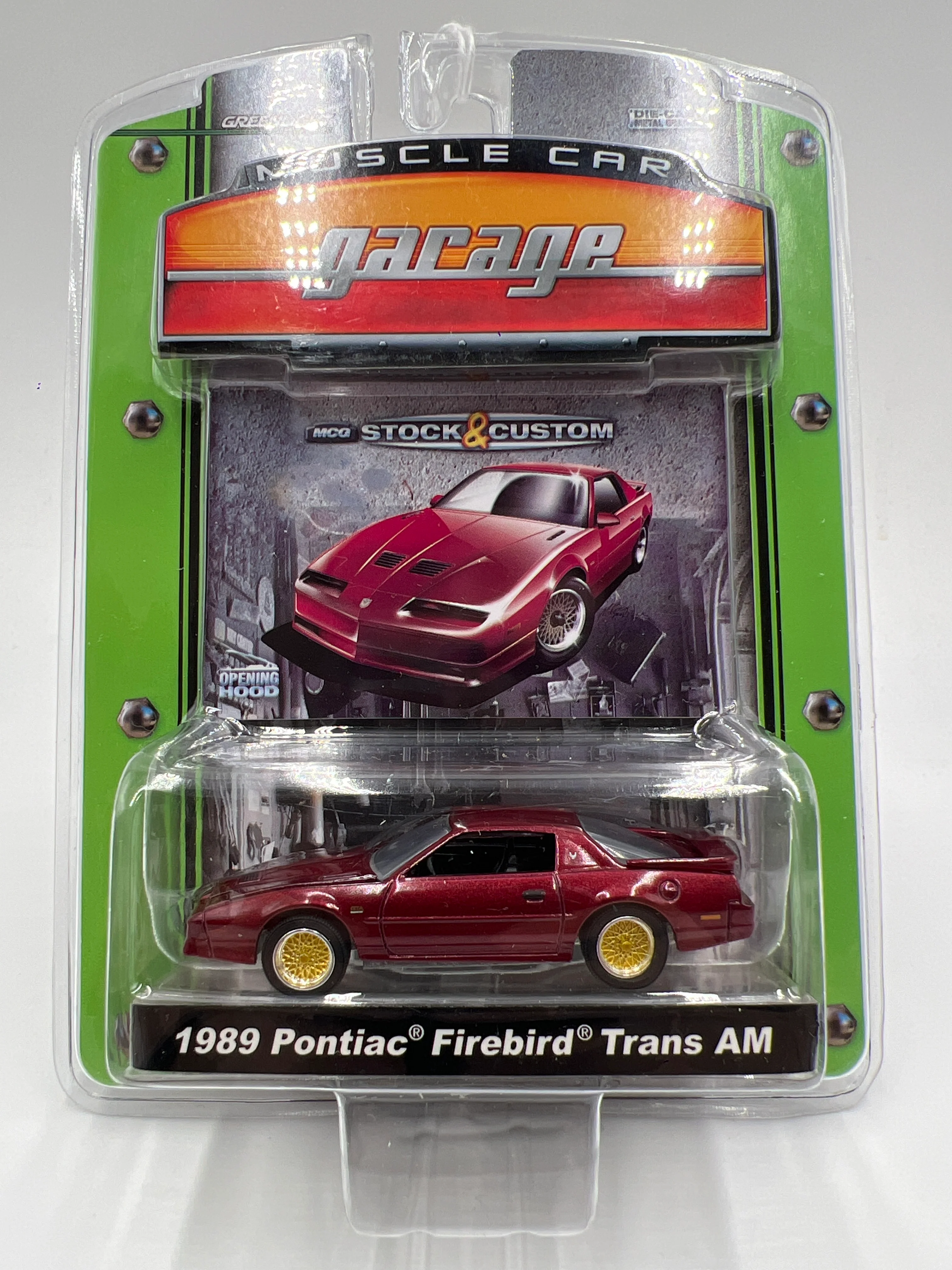 Greenlight Muscle Car Garage Series 6 1989 Pontiac Firebird Trans Am Red - Image 2