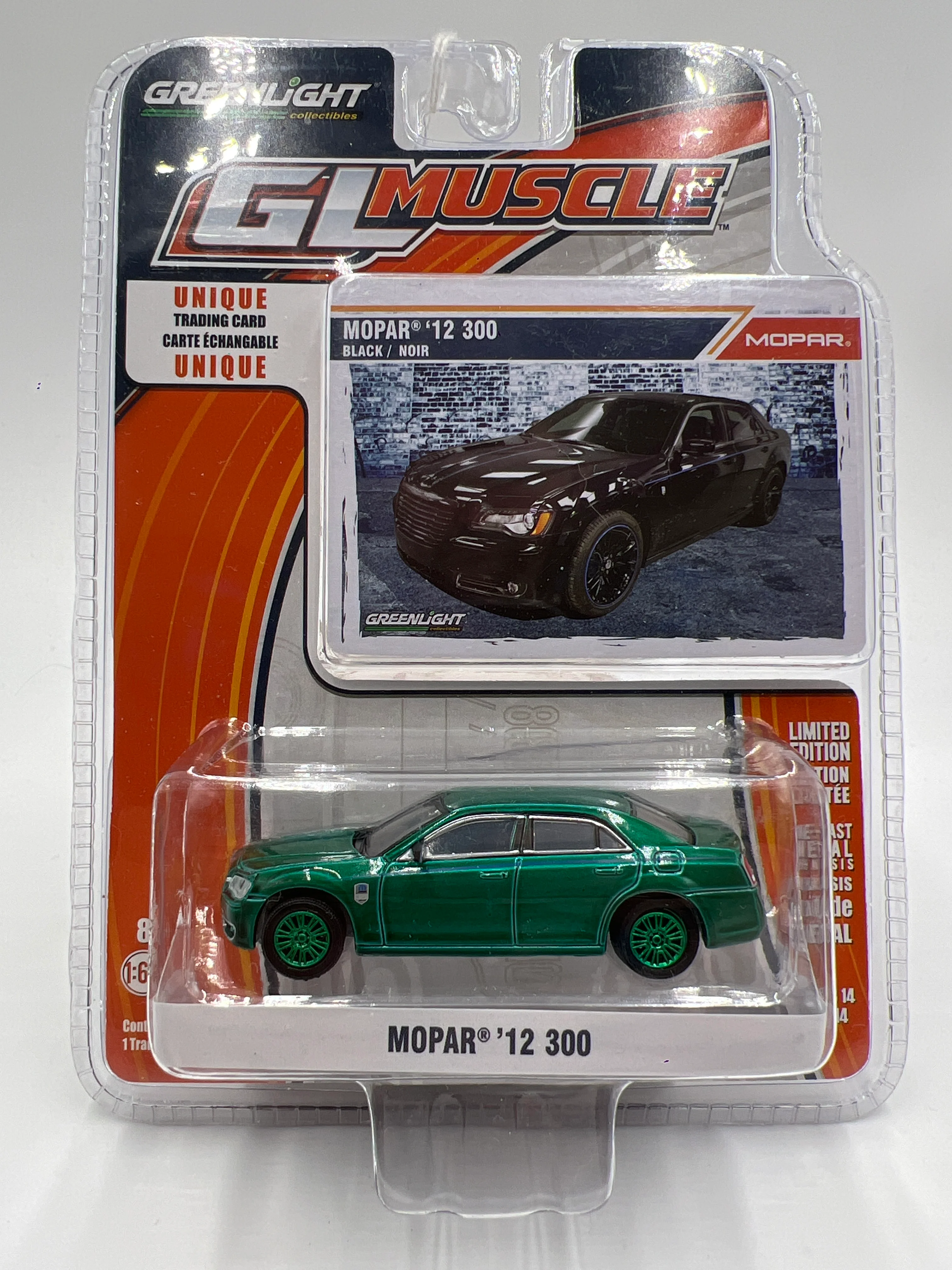 Greenlight GL Muscle Series 14 CHASE Mopar 12 Chrysler 300 Green - Image 2
