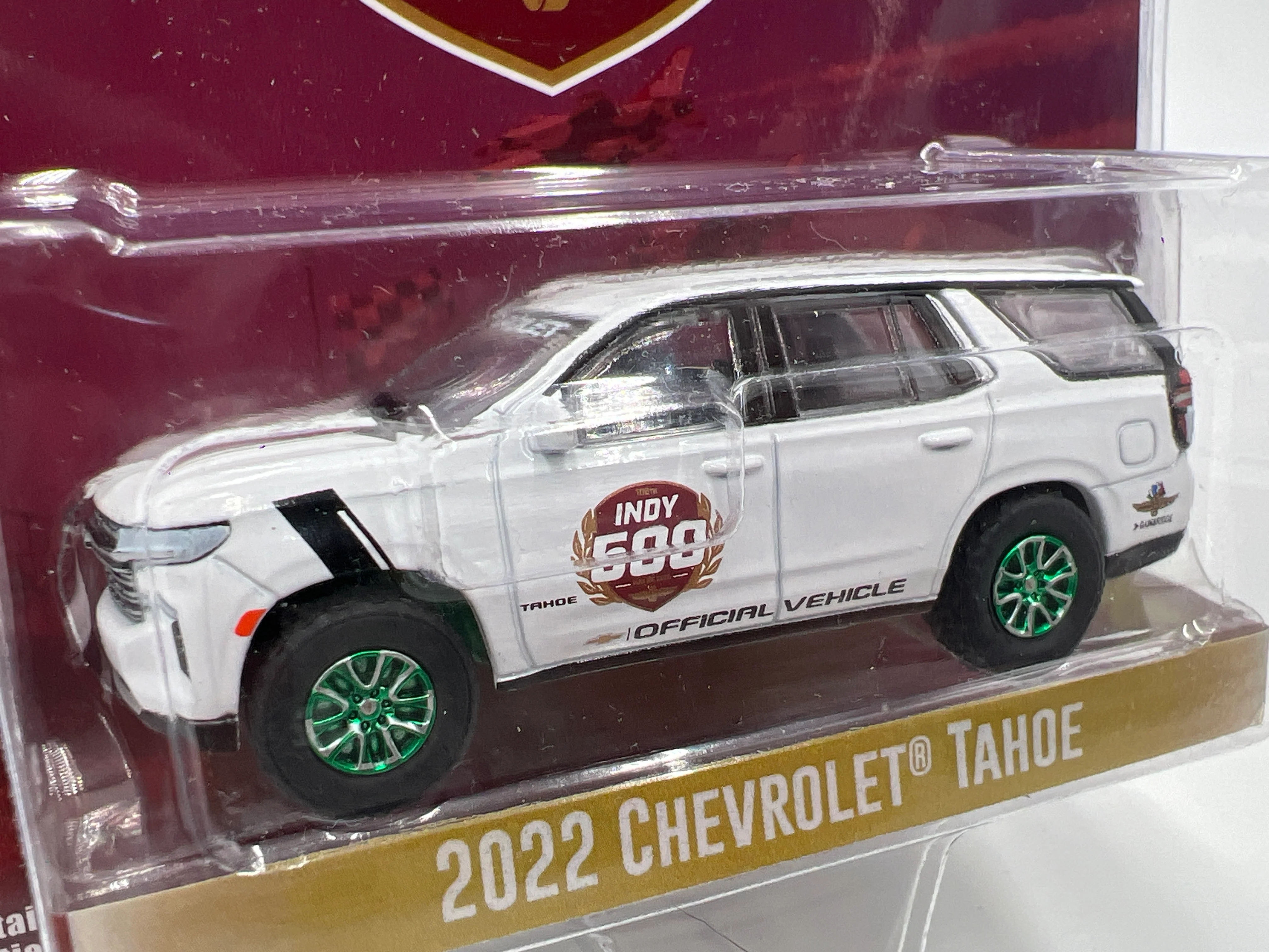 Greenlight 106th Indy 500 CHASE 2022 Chevrolet Tahoe White - Image 2