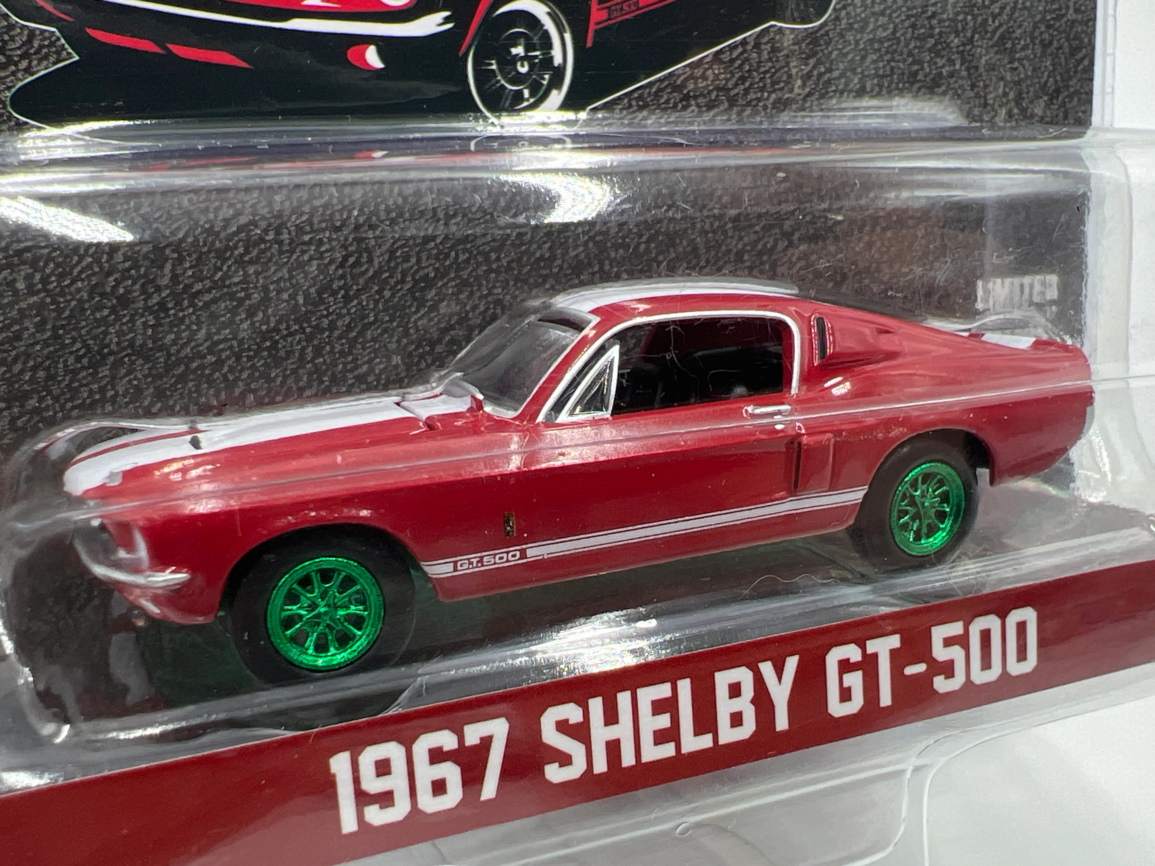 Greenlight Woodward Dream Cruise Series 1 CHASE 1967 Shelby GT-500 Red - Image 2