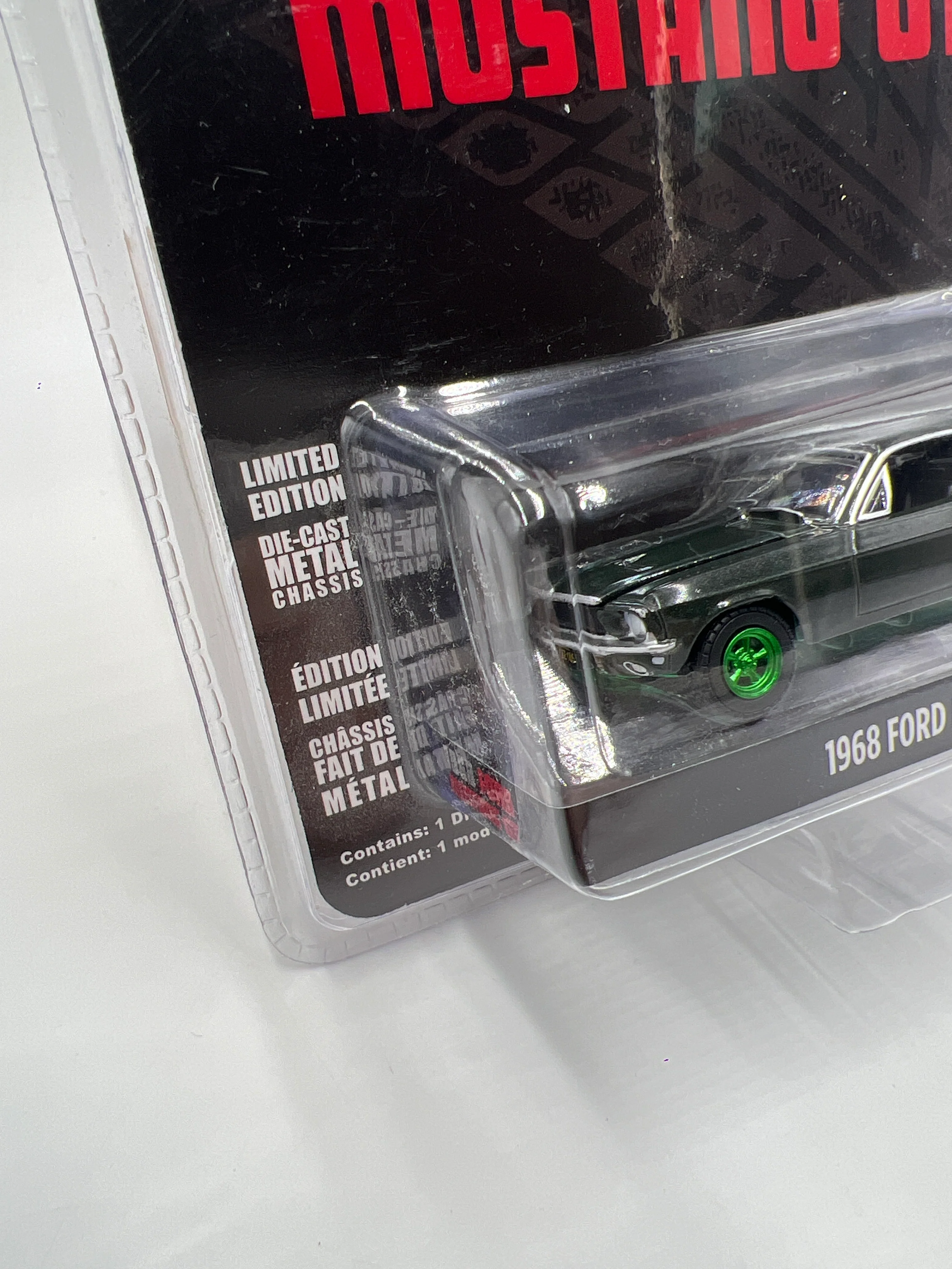 Greenlight Hobby Exclusive CHASE 1968 Ford Mustang GT Green - Image 4