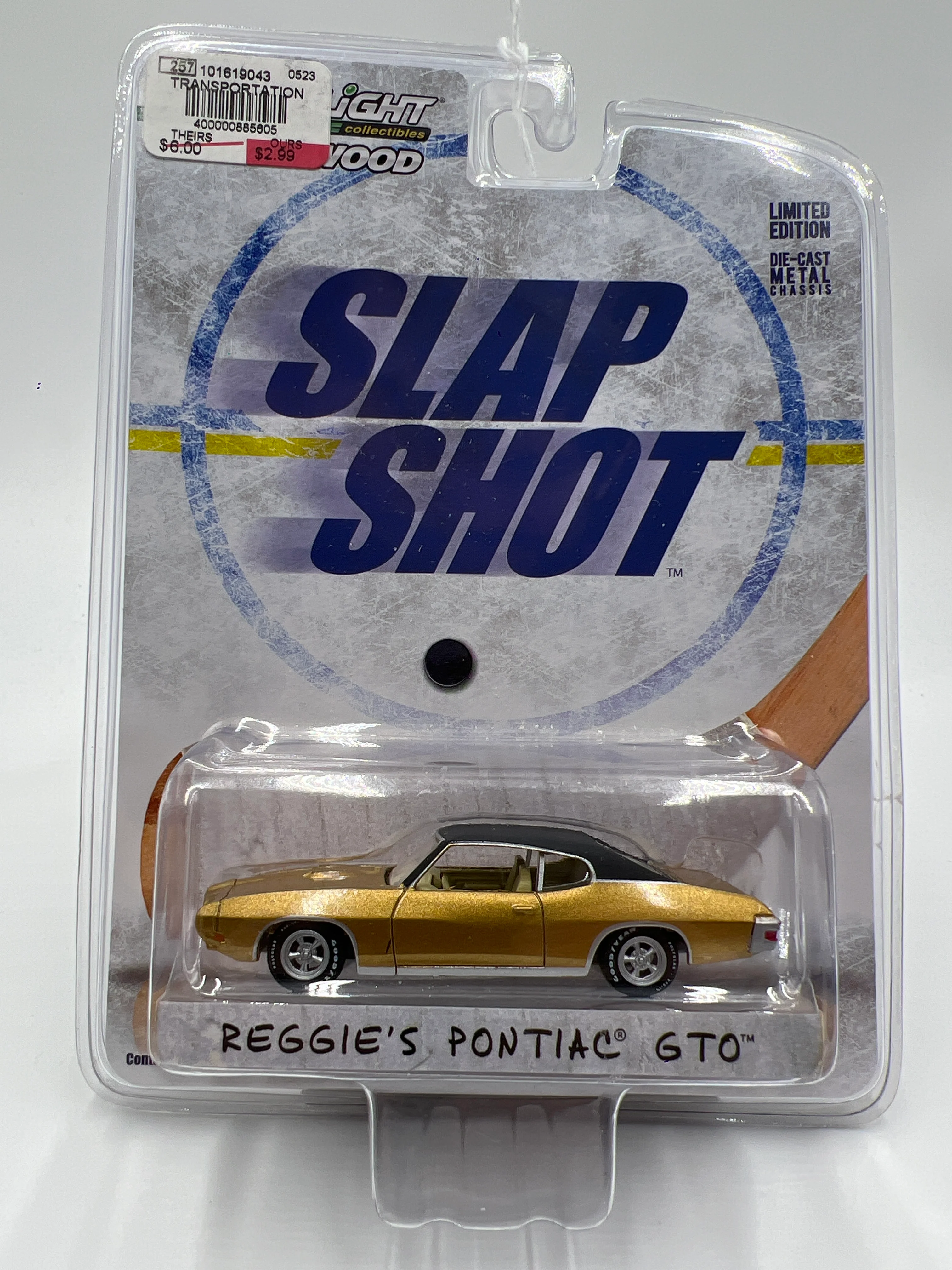 Greenlight Hollywood Series 2 Slap Shot Reggies Pontiac GTO Gold - Image 2