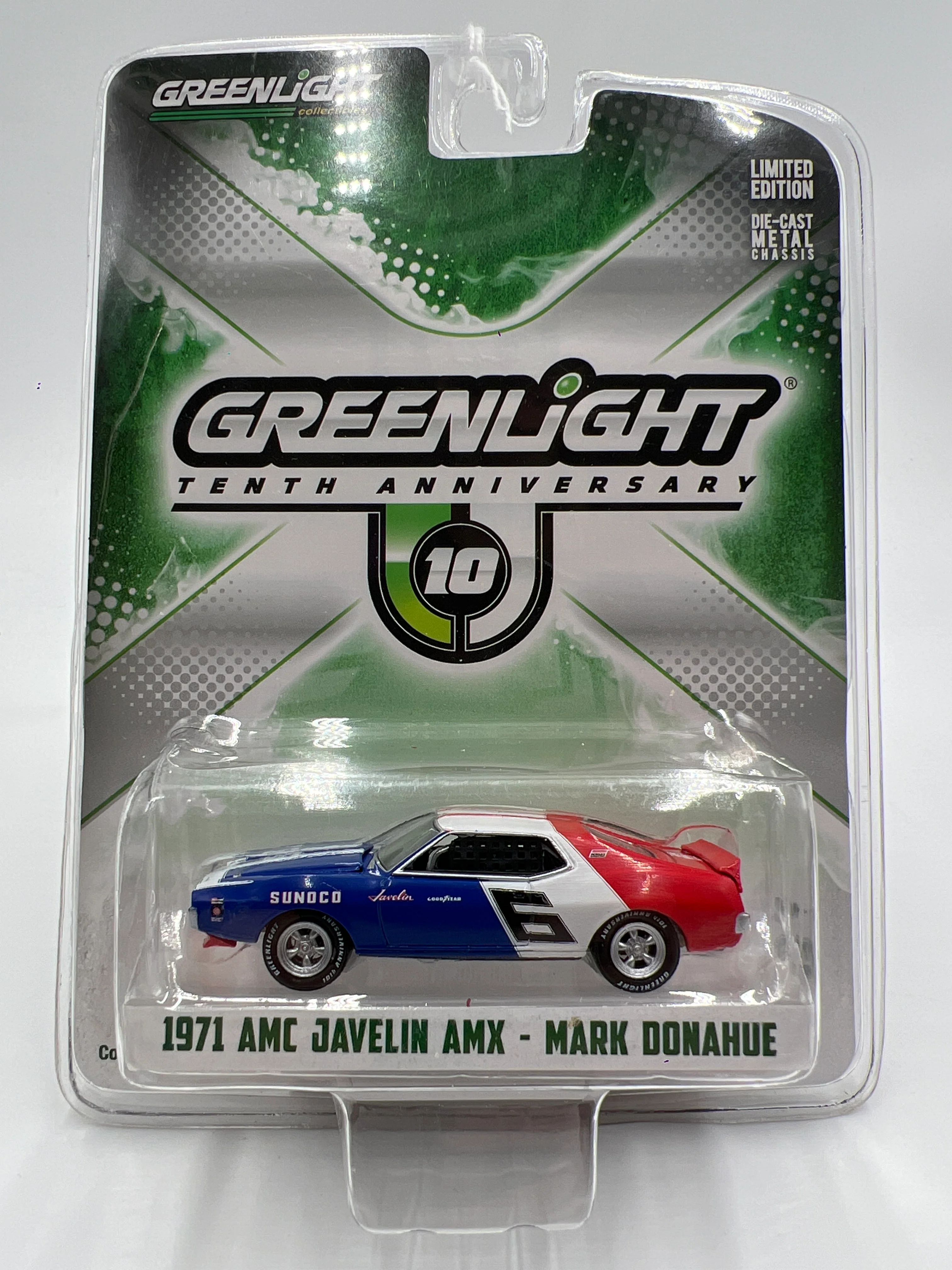 Greenlight 10th Anniversary 1971 AMC Javelin AMX Mark Donahue #6 - Image 2