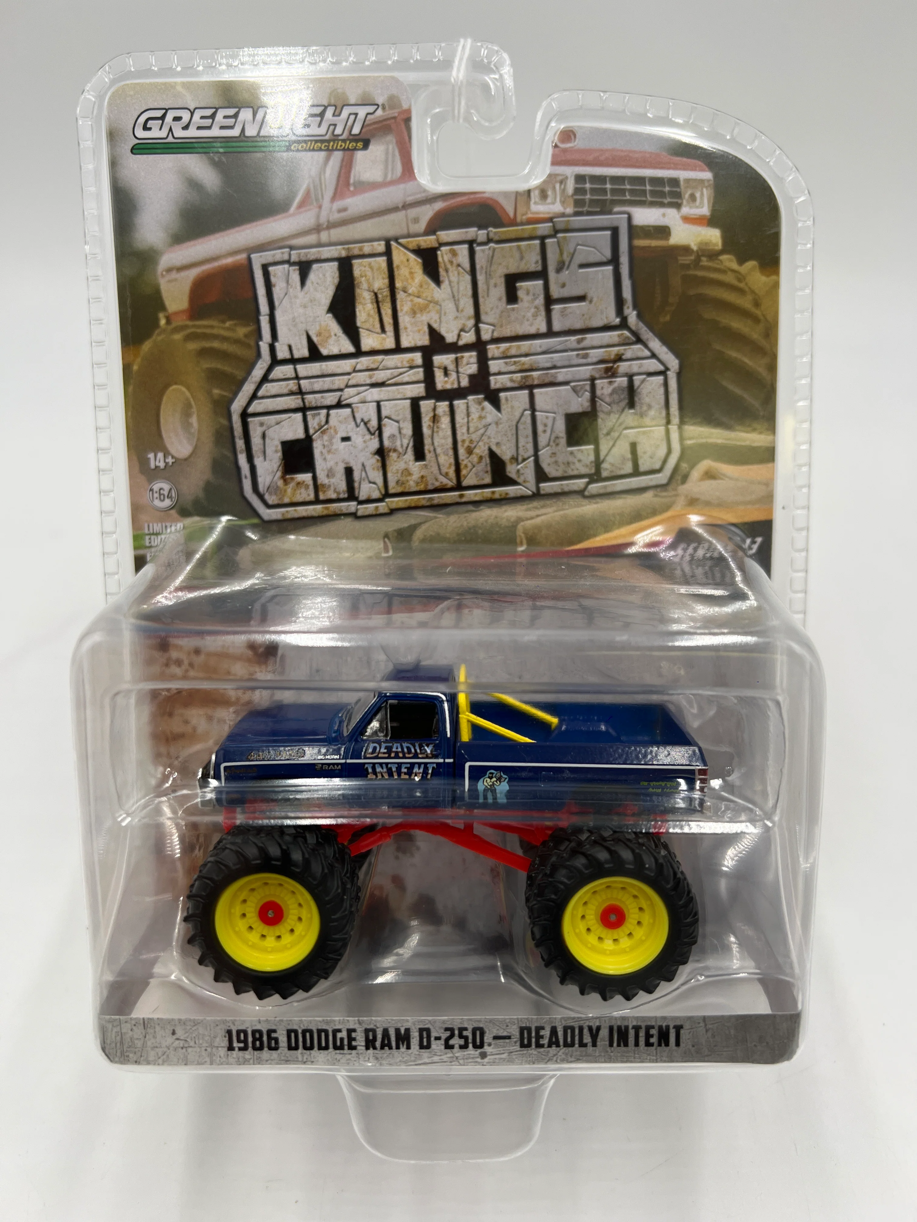 Greenlight Kings of Crunch Series 13 1986 Dodge Ram D-250 Deadly Intent 188M - Image 2
