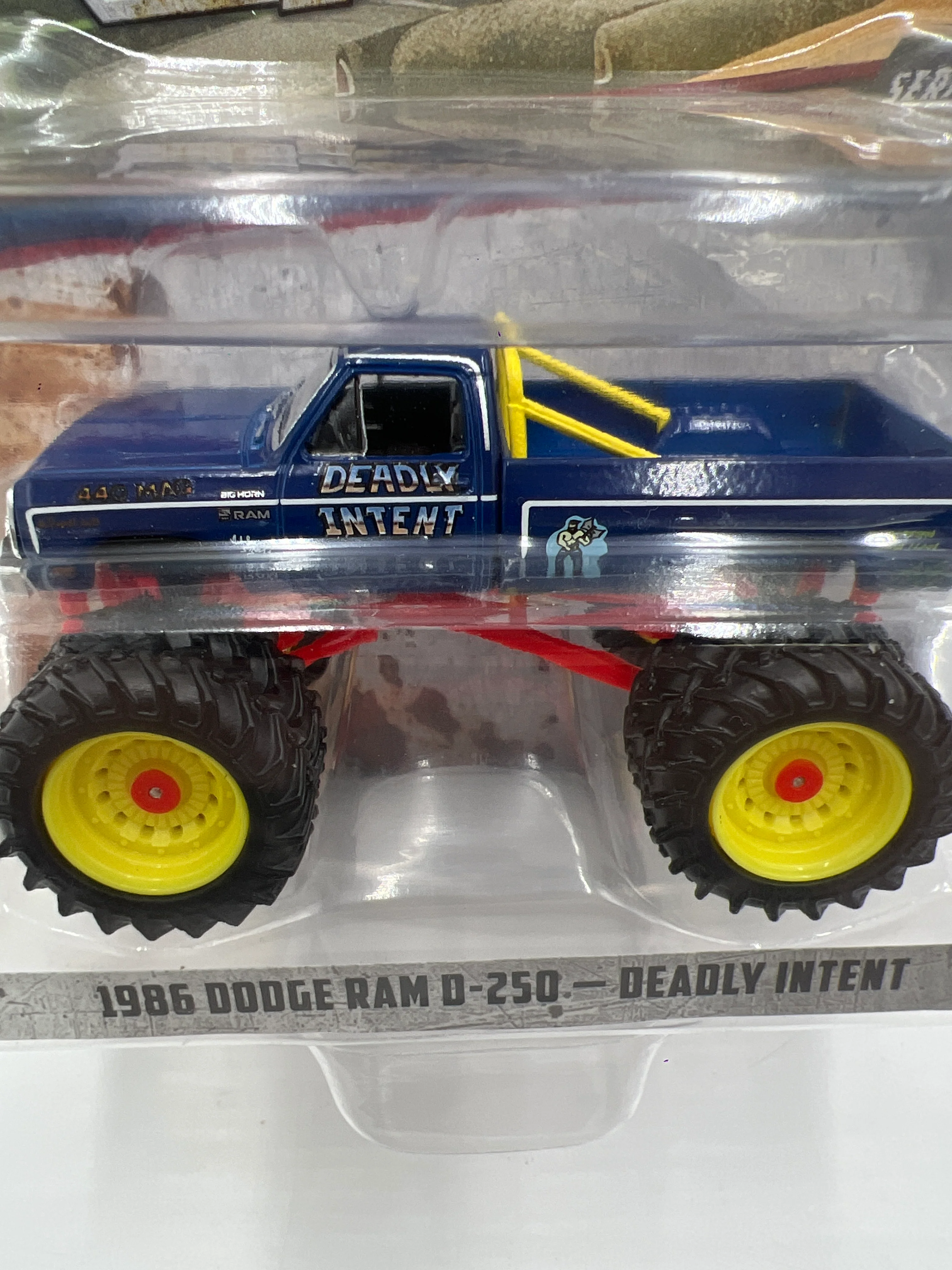 Greenlight Kings of Crunch Series 13 1986 Dodge Ram D-250 Deadly Intent 188M - Image 3