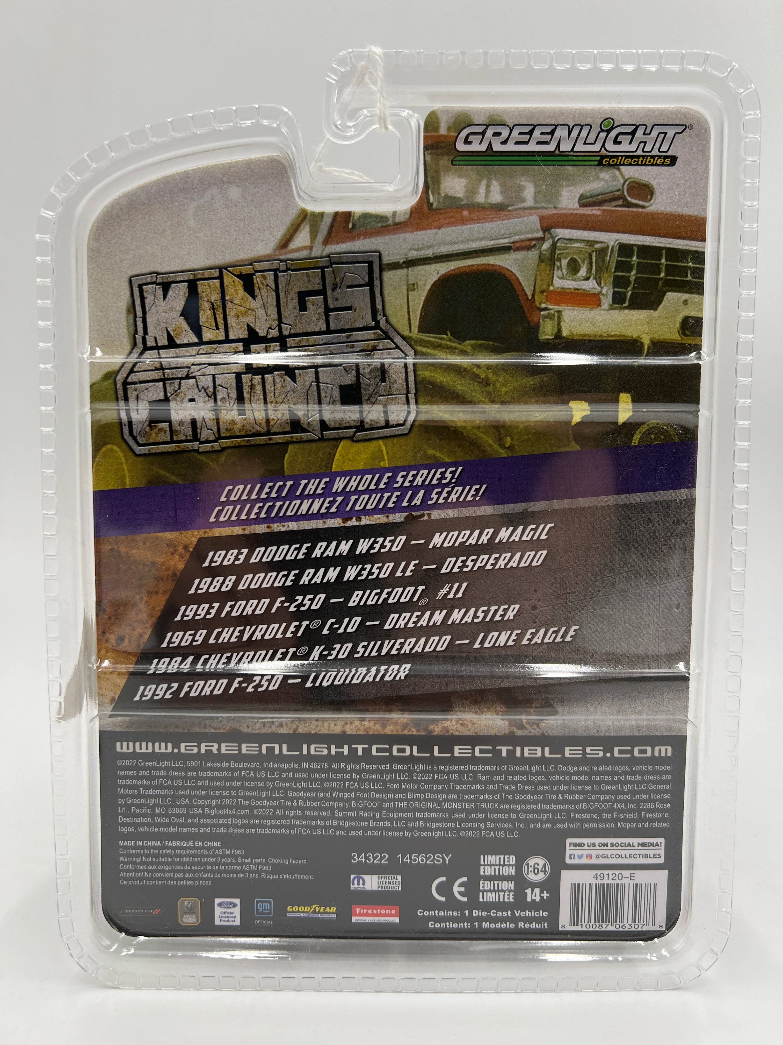 Greenlight Kings of Crunch Series 12 Walmart CHASE 1984 Chevrolet K-30 Silverado Lone Eagle - Image 6