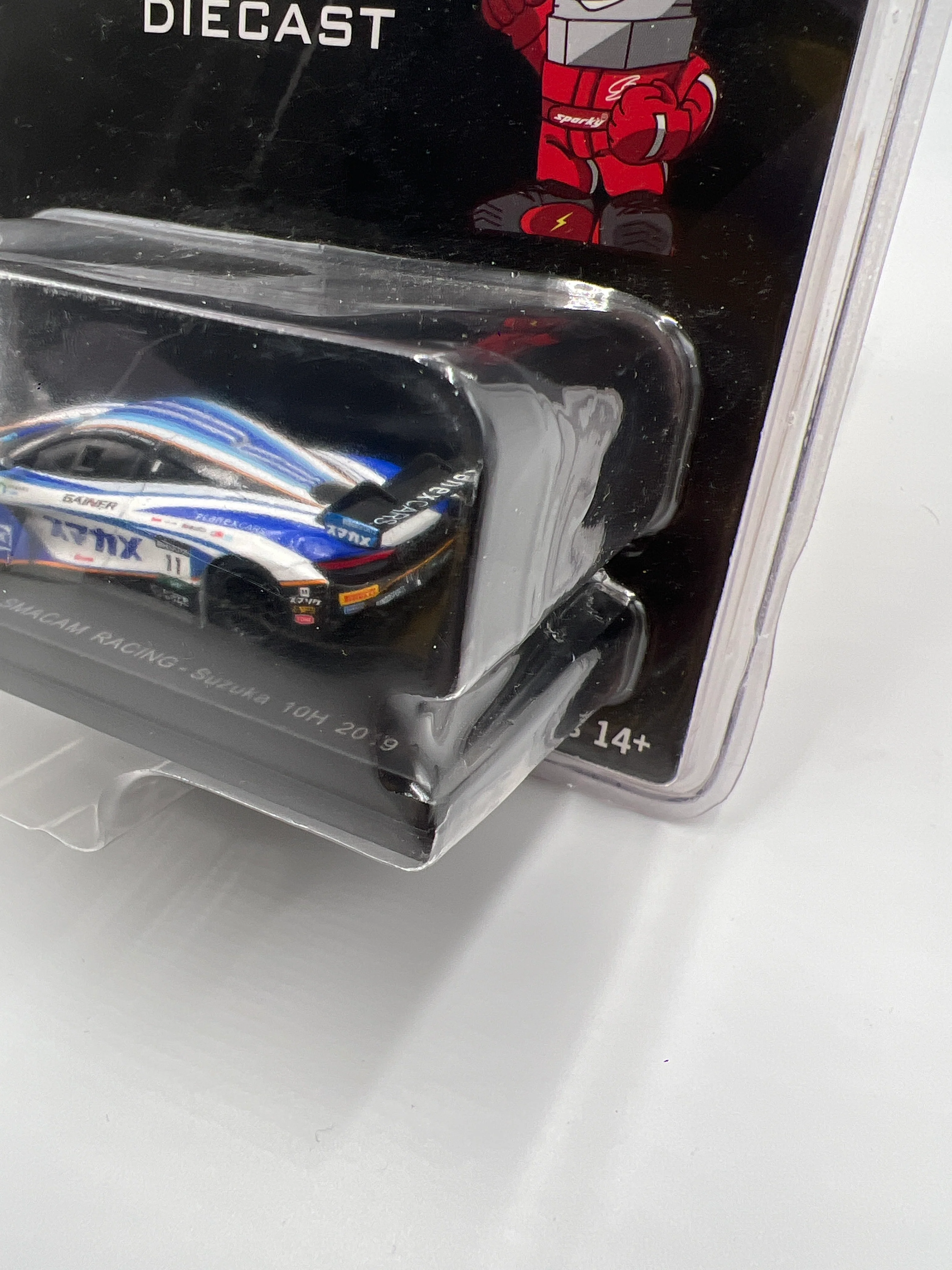 Sparky Scale 1/64 Diecast Suzuka 10H 2019 Planex Smacam Racing McLaren 720s GT3 Cracked Blister 214A - Image 4