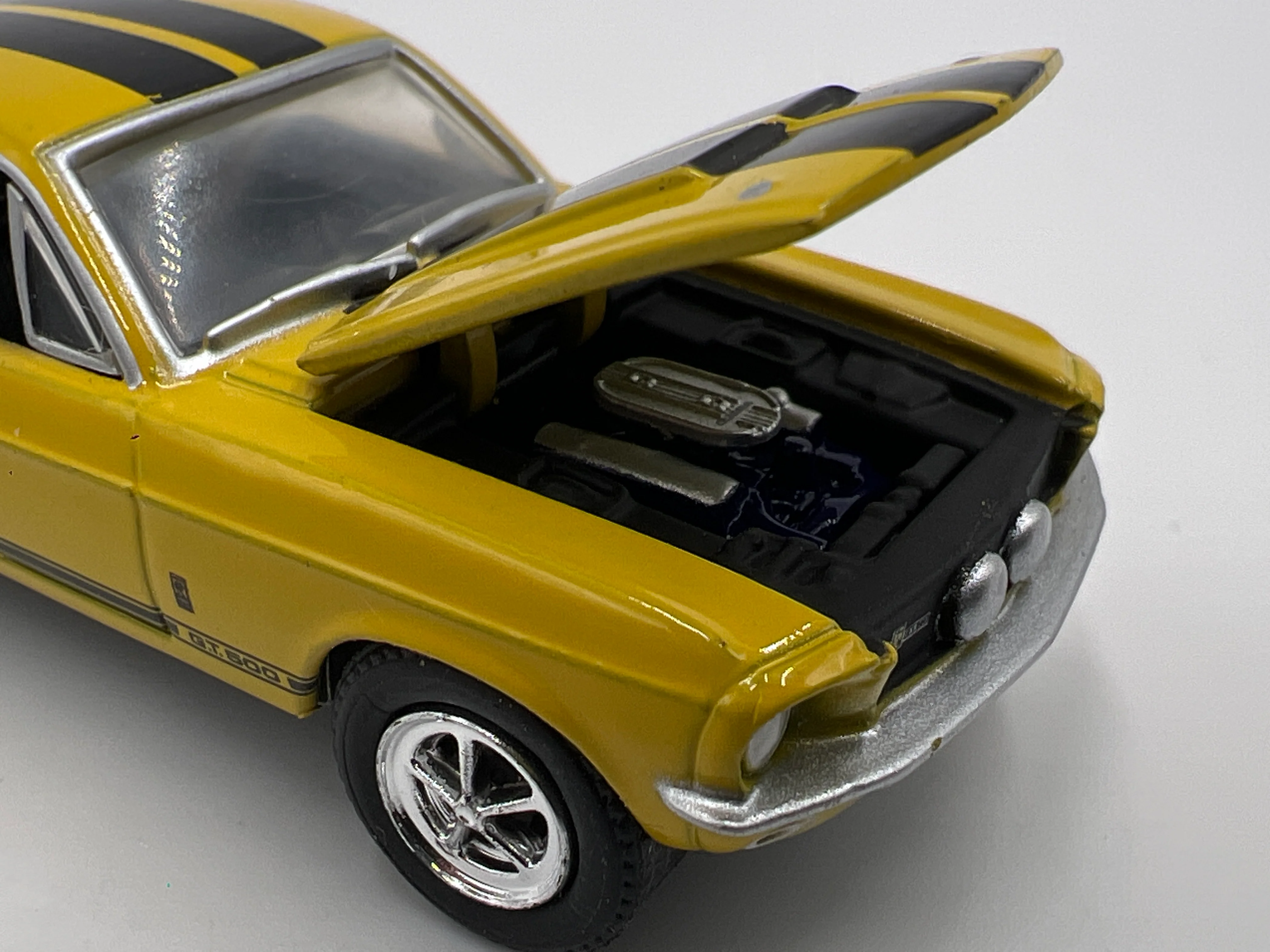 Greenlight Premium 1/64 1967 Shelby GT 500 Yellow Loose - Image 3