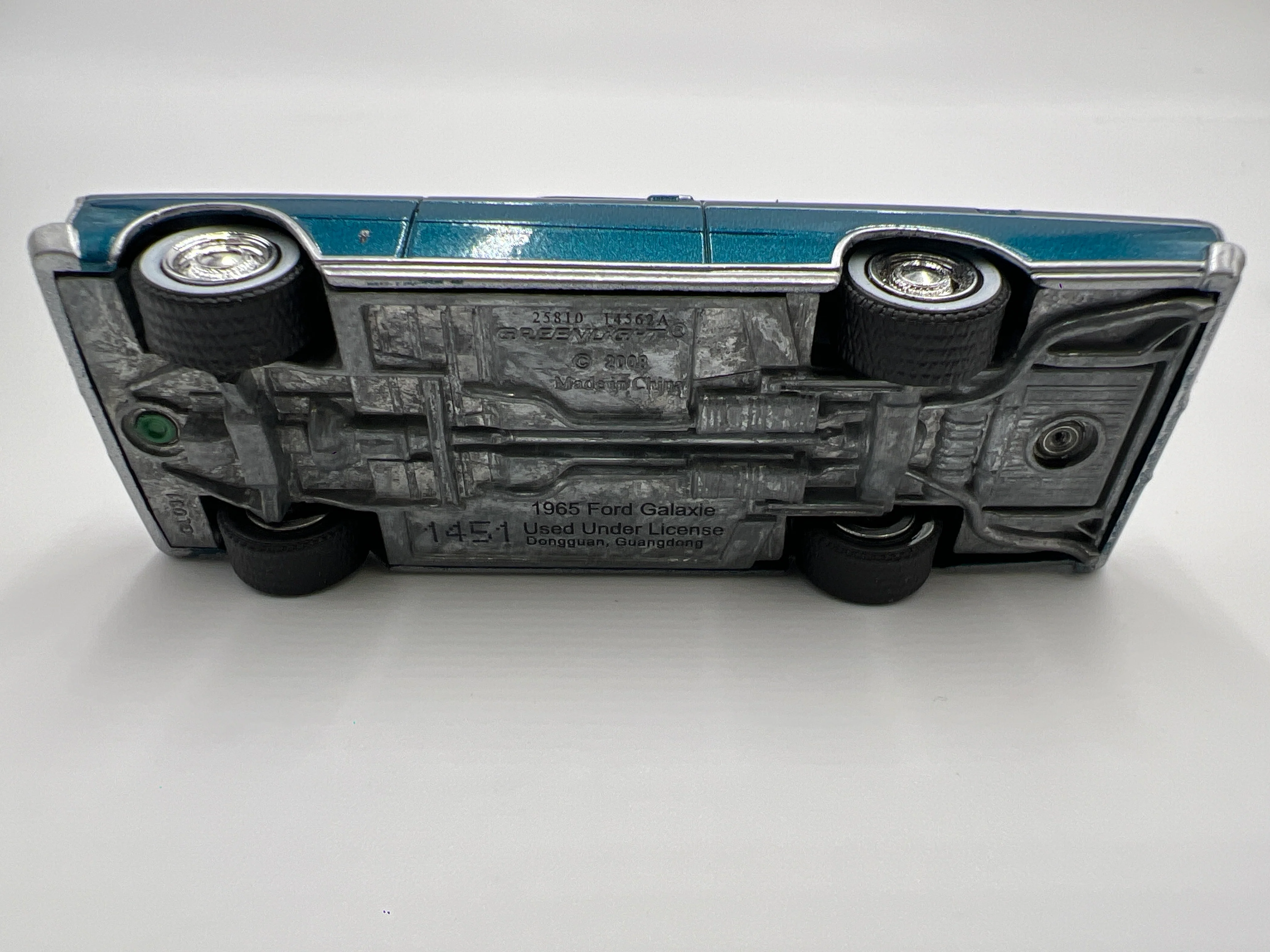 Greenlight Route 66 U.S.A Collector Pack 1965 Ford Galaxie Blue Loose - Image 13