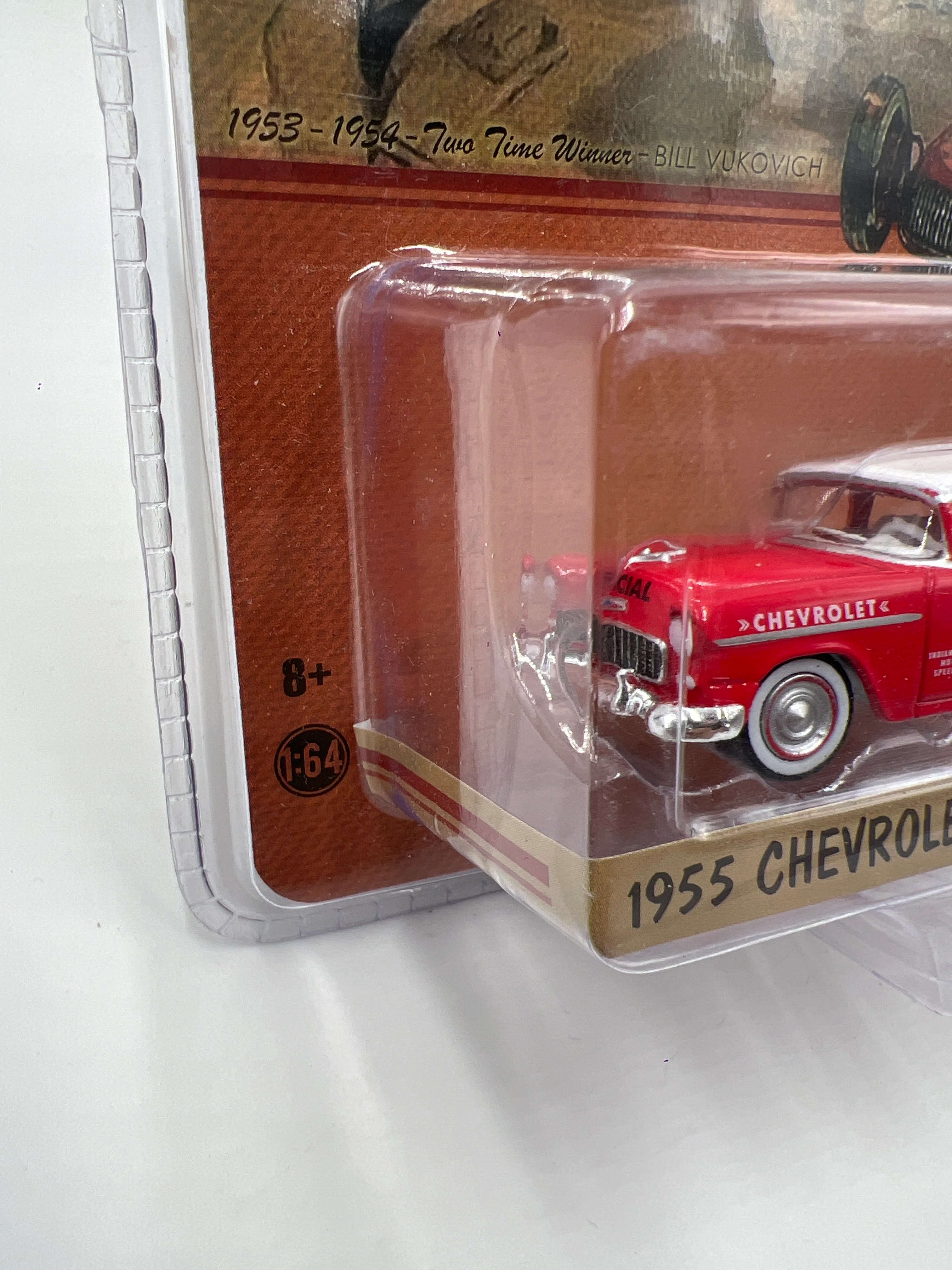 Greenlight 39th 500 Mile International Sweepstakes 1955 Chevrolet Two-Ten Townsman Red 176C - Image 5