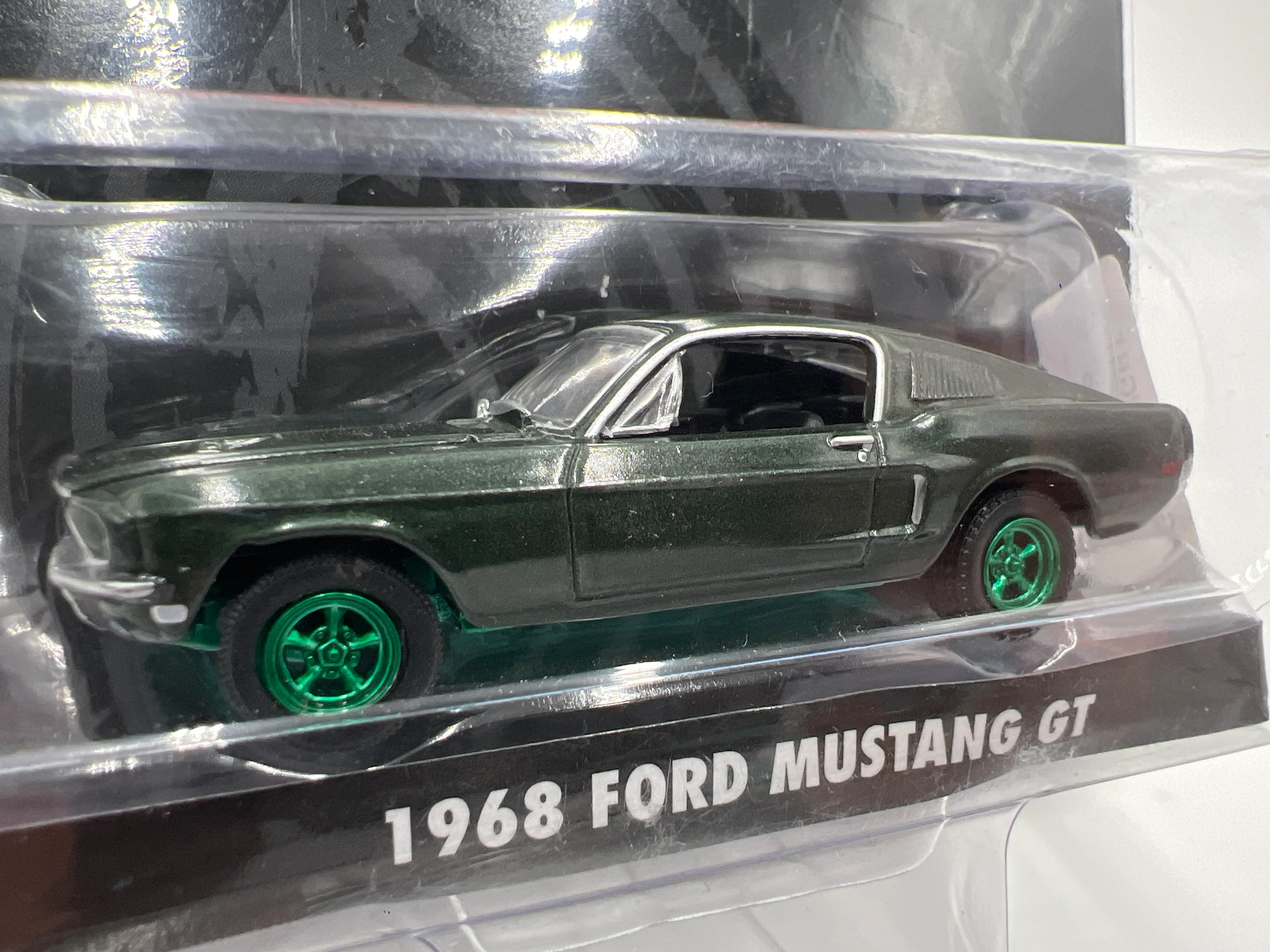 Greenlight Hollywood Bullitt Rare Package CHASE 1968 Ford Mustang GT Green - Image 2