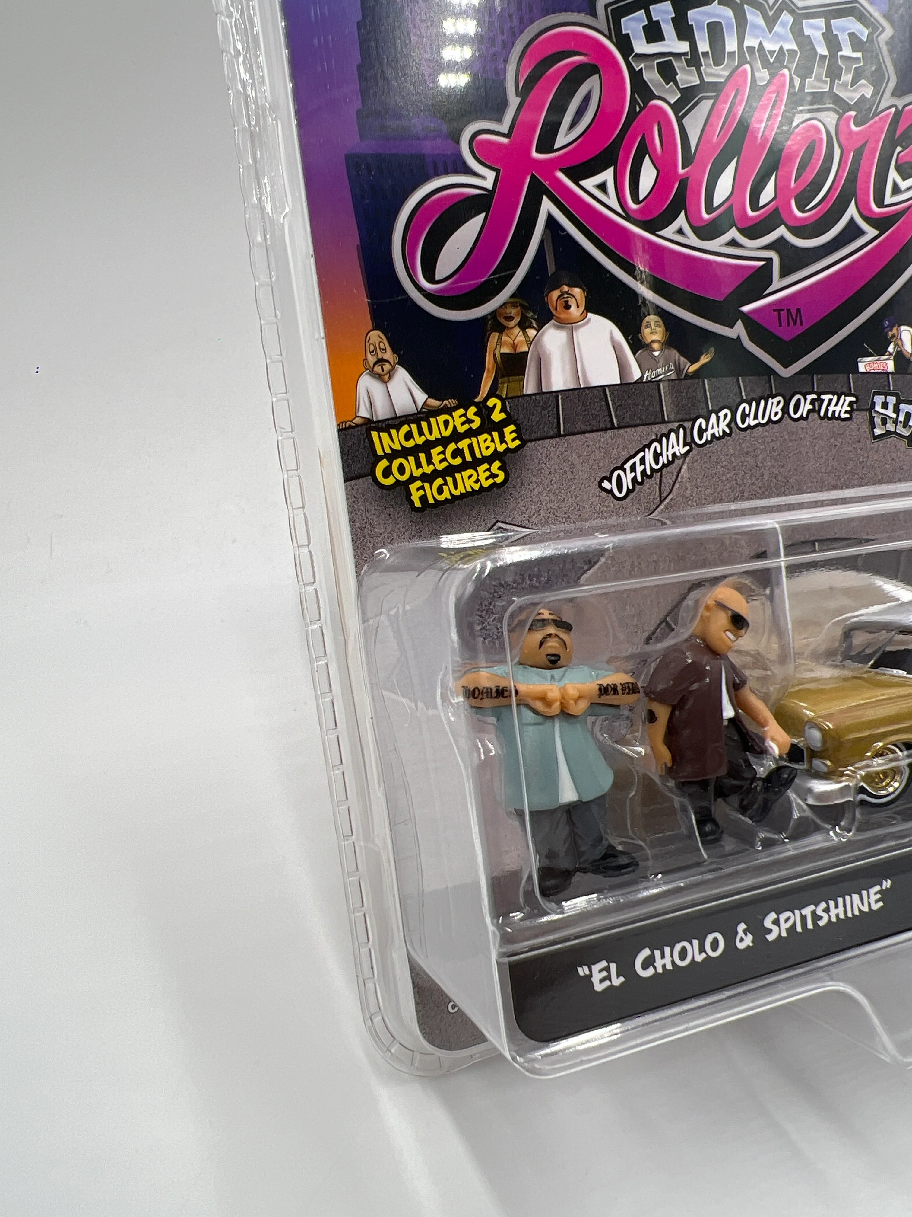 Greenlight x DGA Homie Rollerz CHASE 55 Chevy Bel Air Gold & El Cholo/Spitshine - Image 5