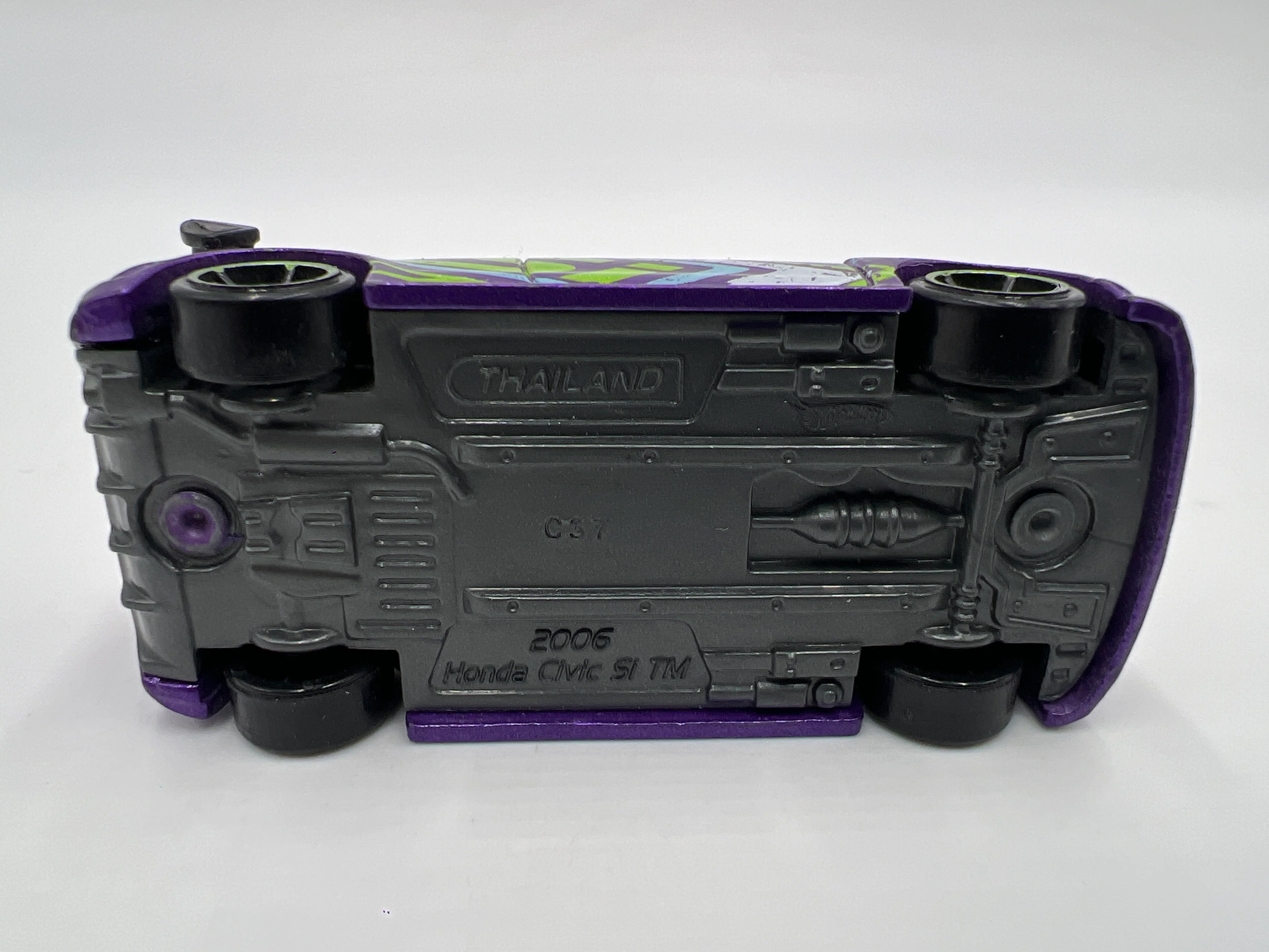 Hot Wheels 1/64 First Editions Honda Civic Si Purple Loose - Image 5