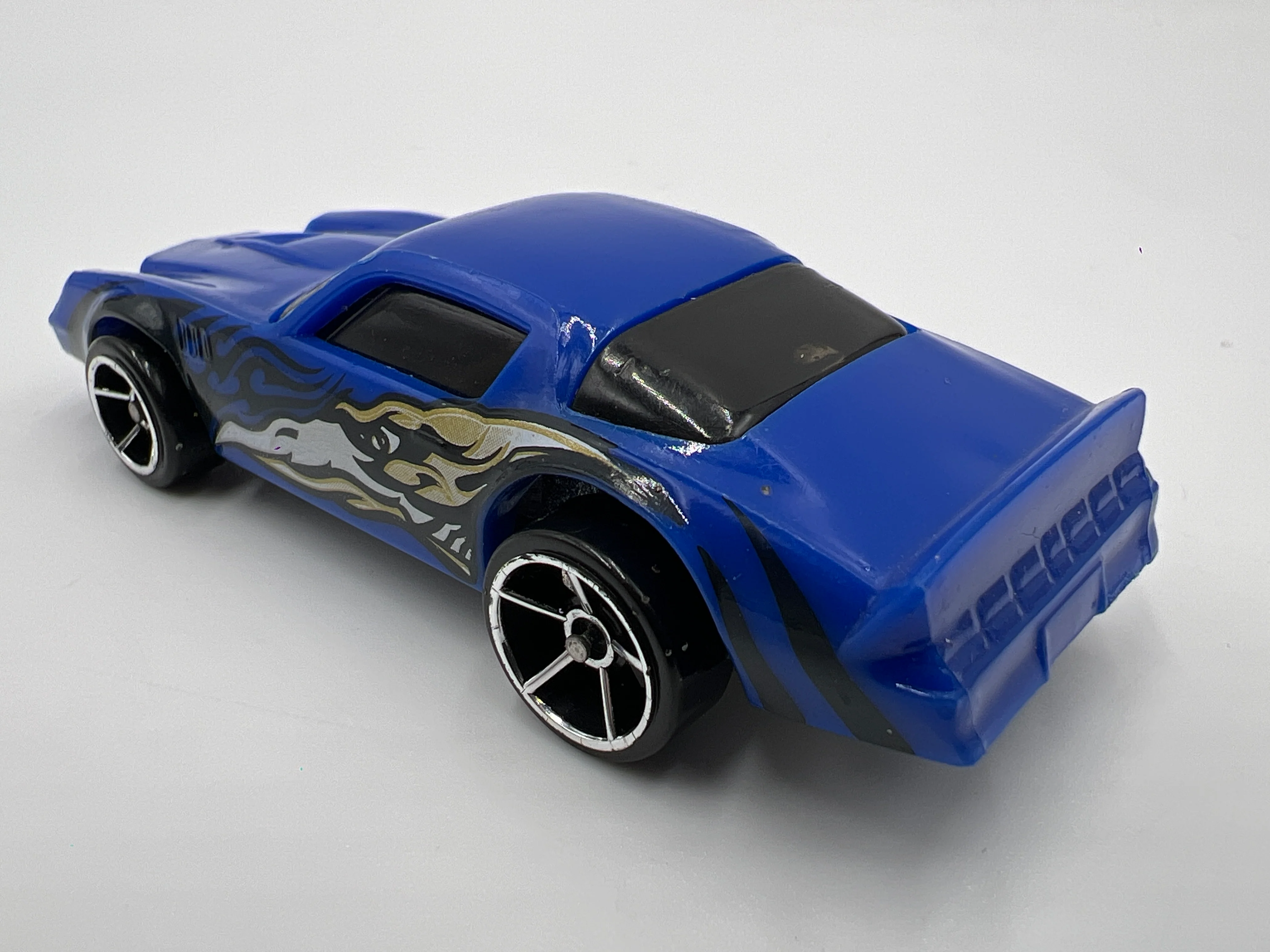 Hot Wheels 1/64 Chevy Camaro Z28 Blue W/Bird Head Loose - Image 2