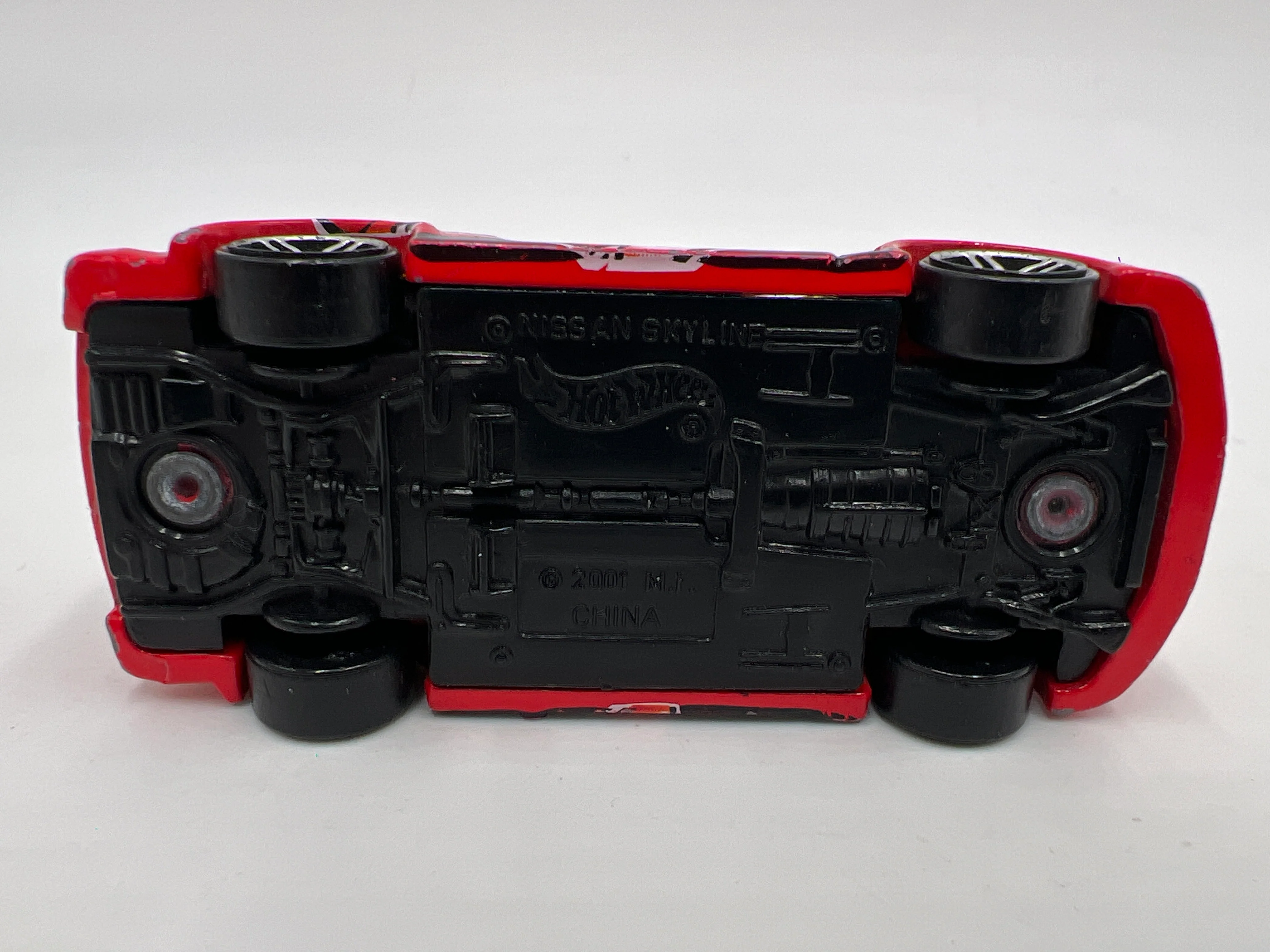 Hot Wheels 1/64 Flag Flyers 5 Pack Exclusive Nissan Skyline Red Loose Some Paint Chips - Image 5