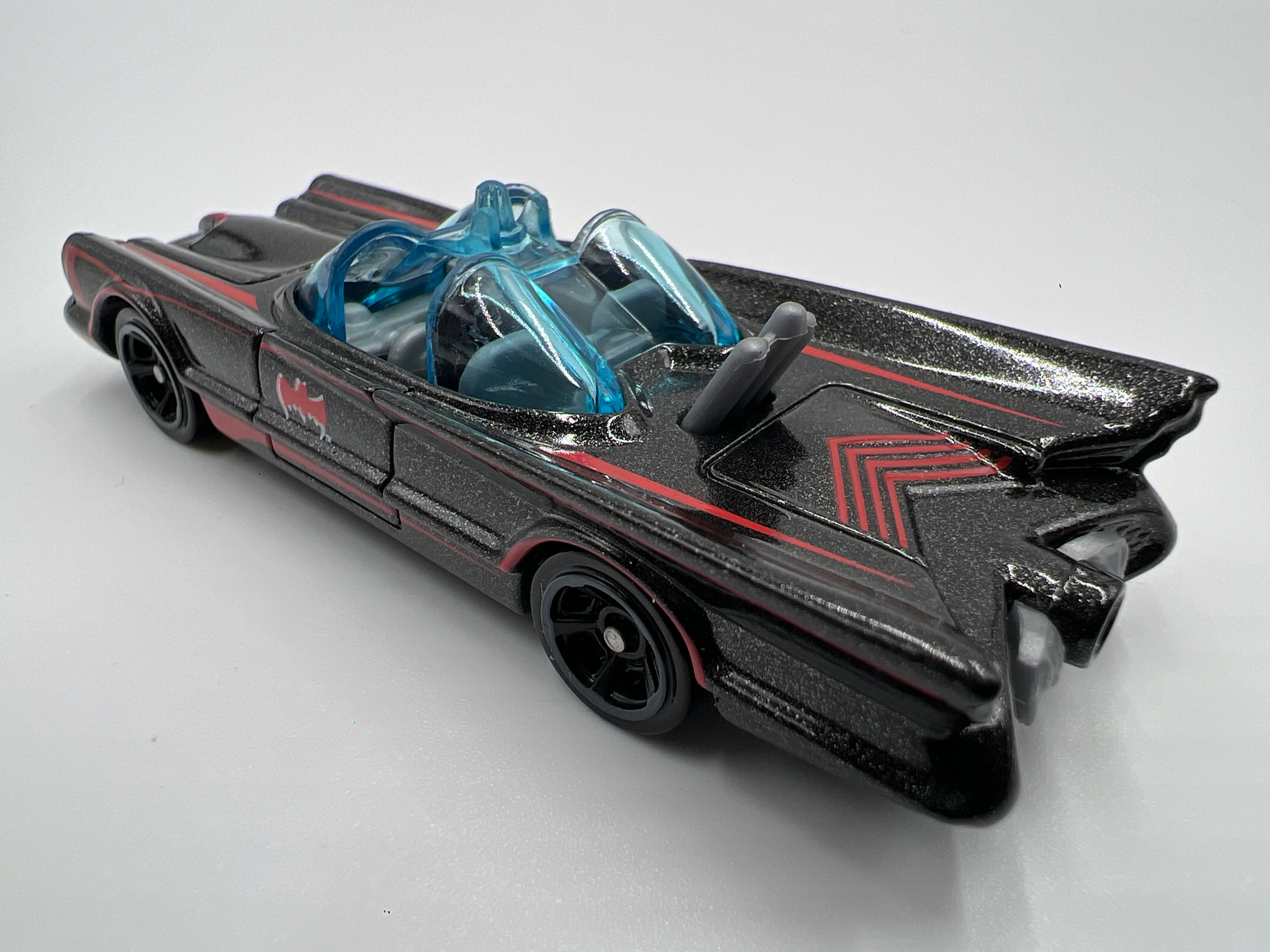 Hot Wheels 1/64 TV Series Batmobile Black Loose - Image 2
