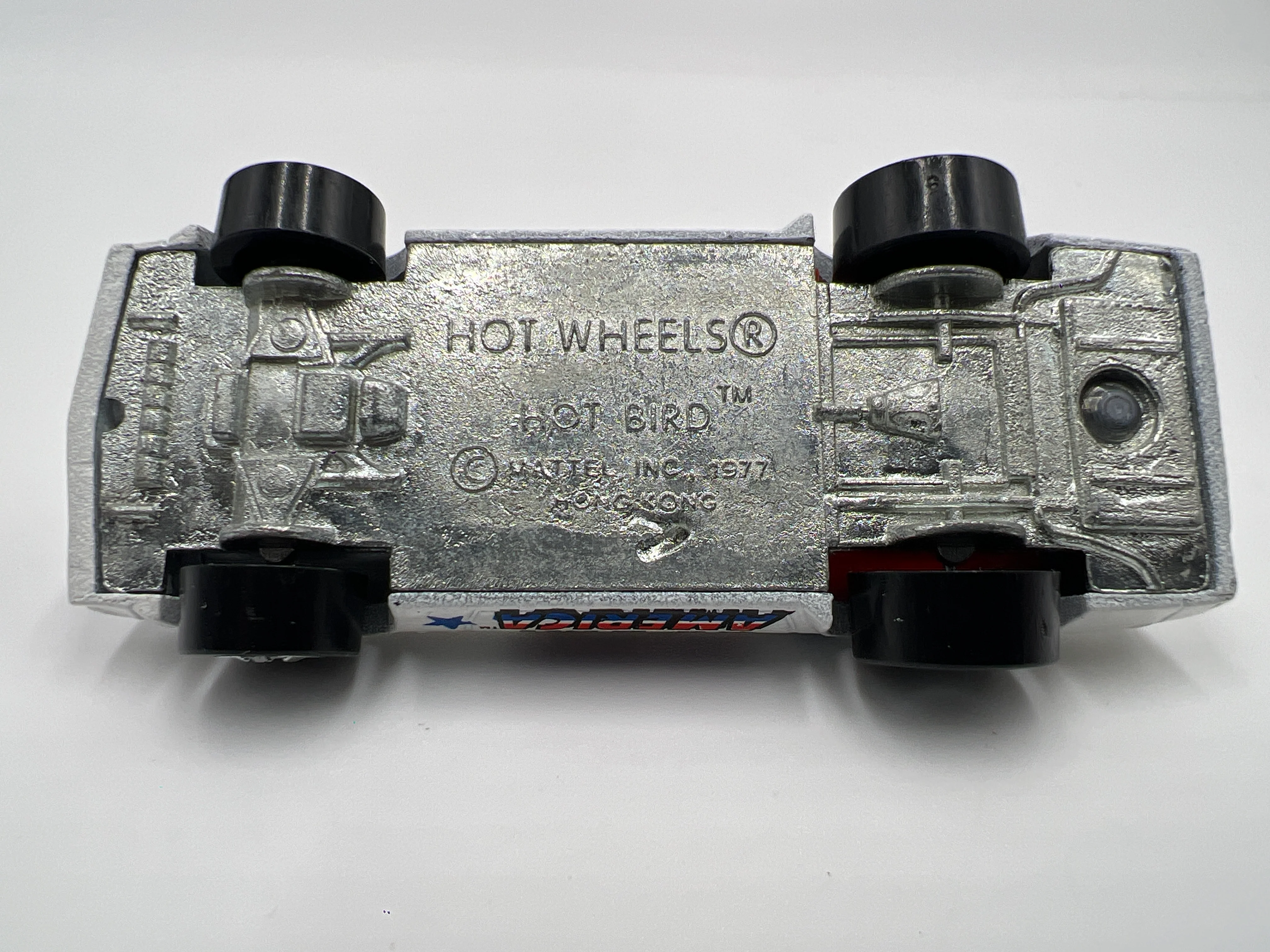 Hot Wheels 1/64 Blackwall Captain America 77 Hot Bird White Loose - Image 5