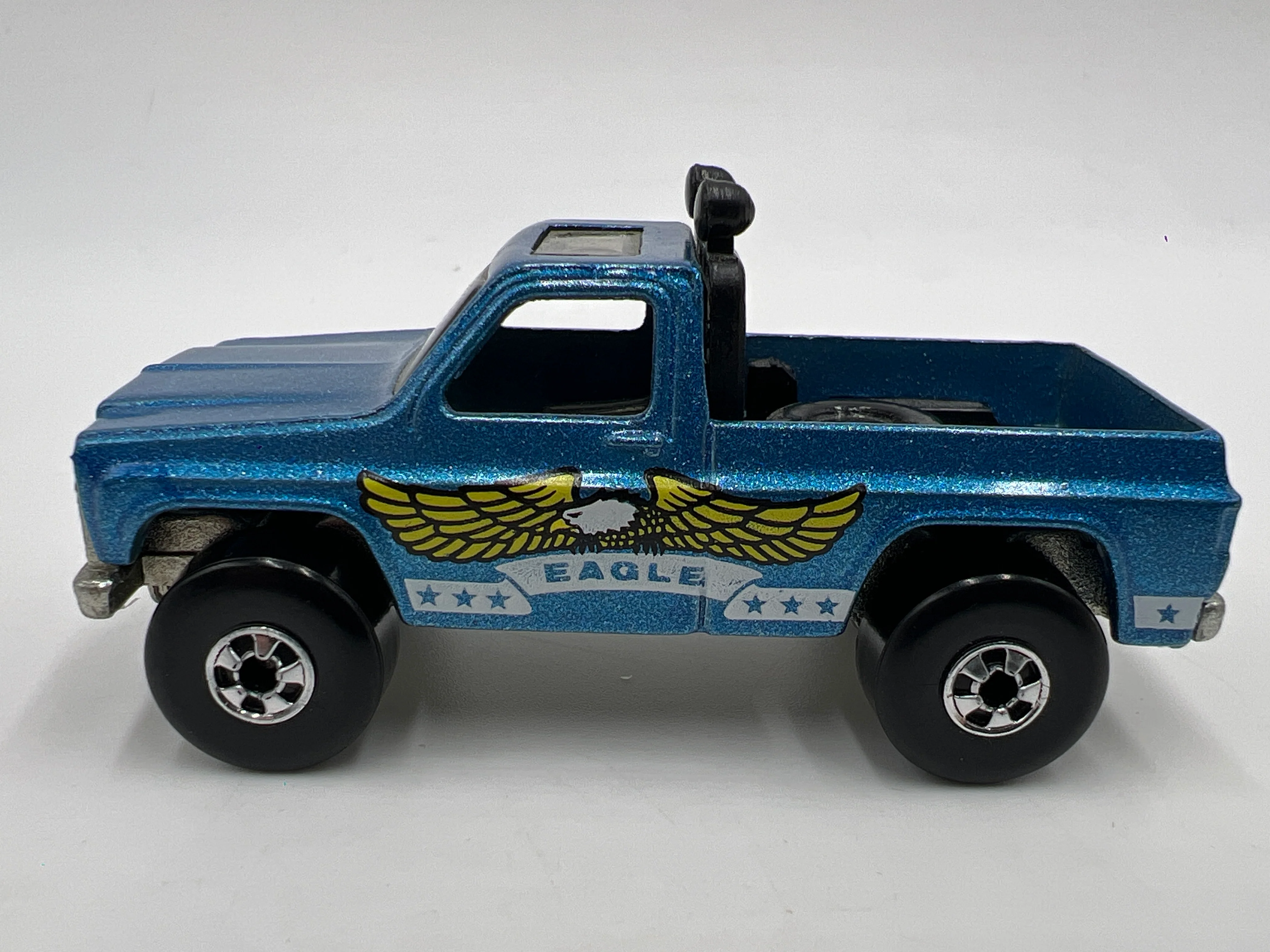 Hot Wheels 1/64 Blackwall Trailbusters Bywayman Metalflake Blue Loose - Image 4