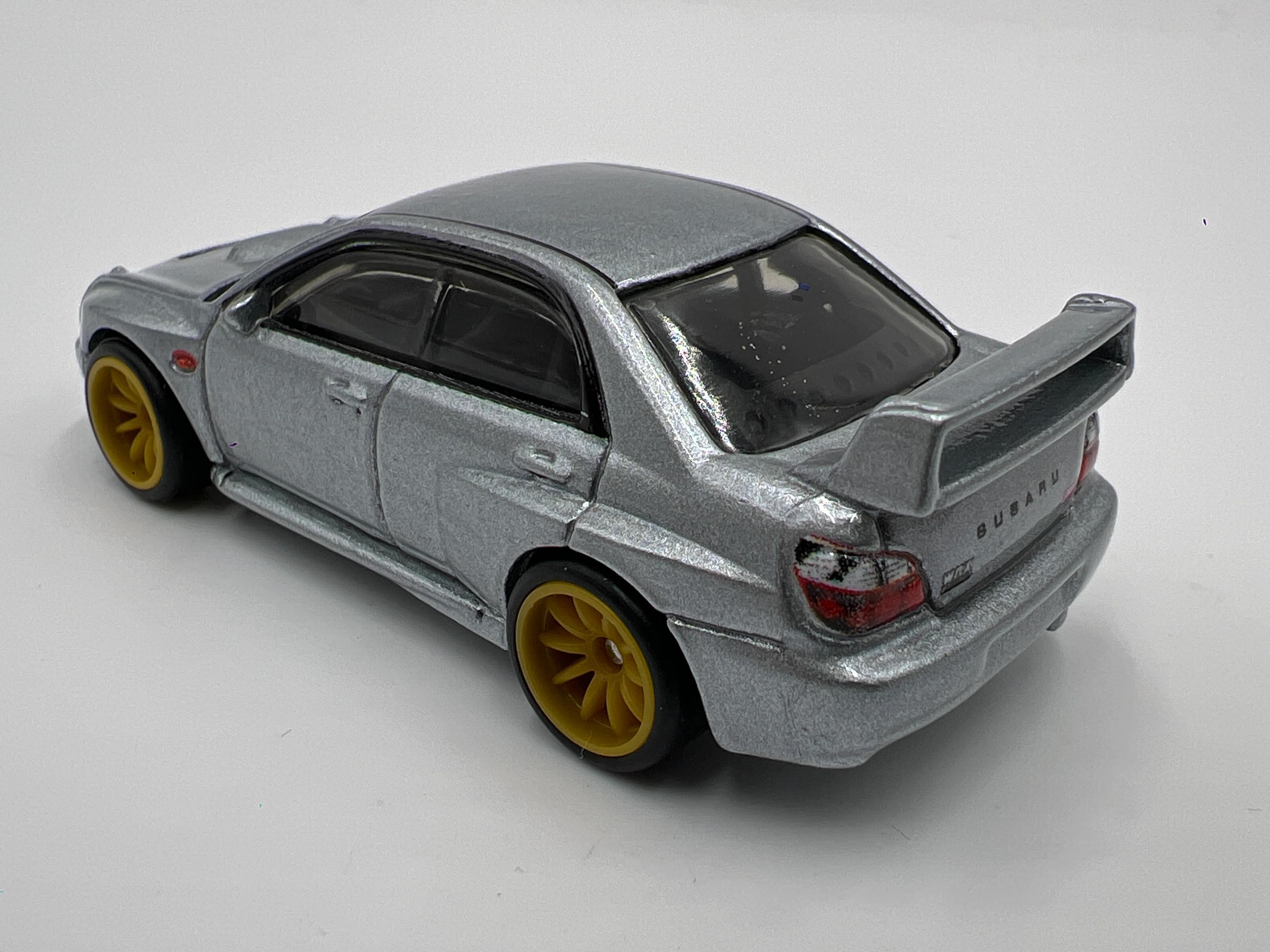Hot Wheels 1/64 Premium Target 2 Pack Exclusive Subaru Impreza WRX Silver Loose - Image 2