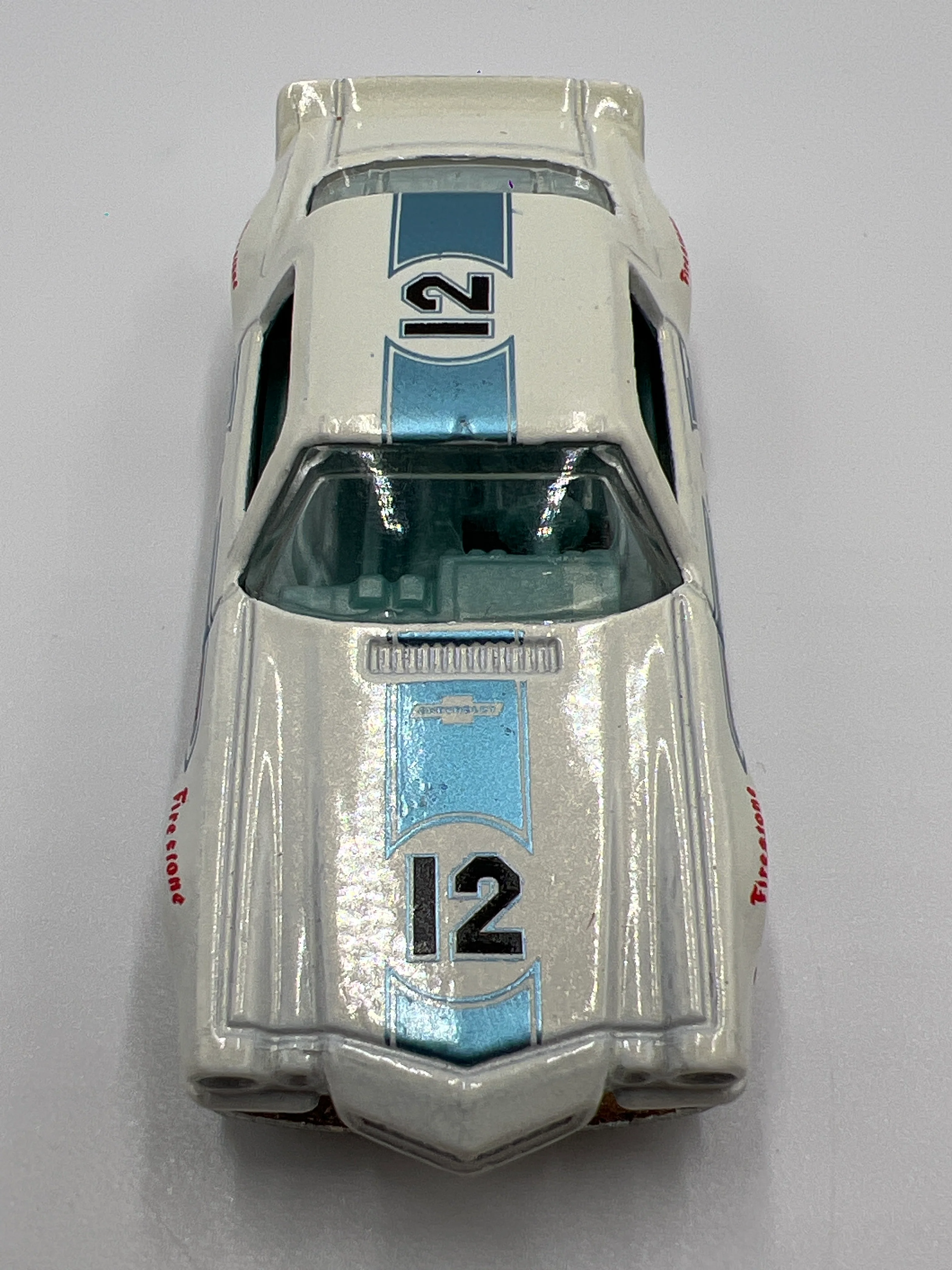 Hot Wheels 1/64 Heritage Redline #10 70 Camaro White Loose - Image 5