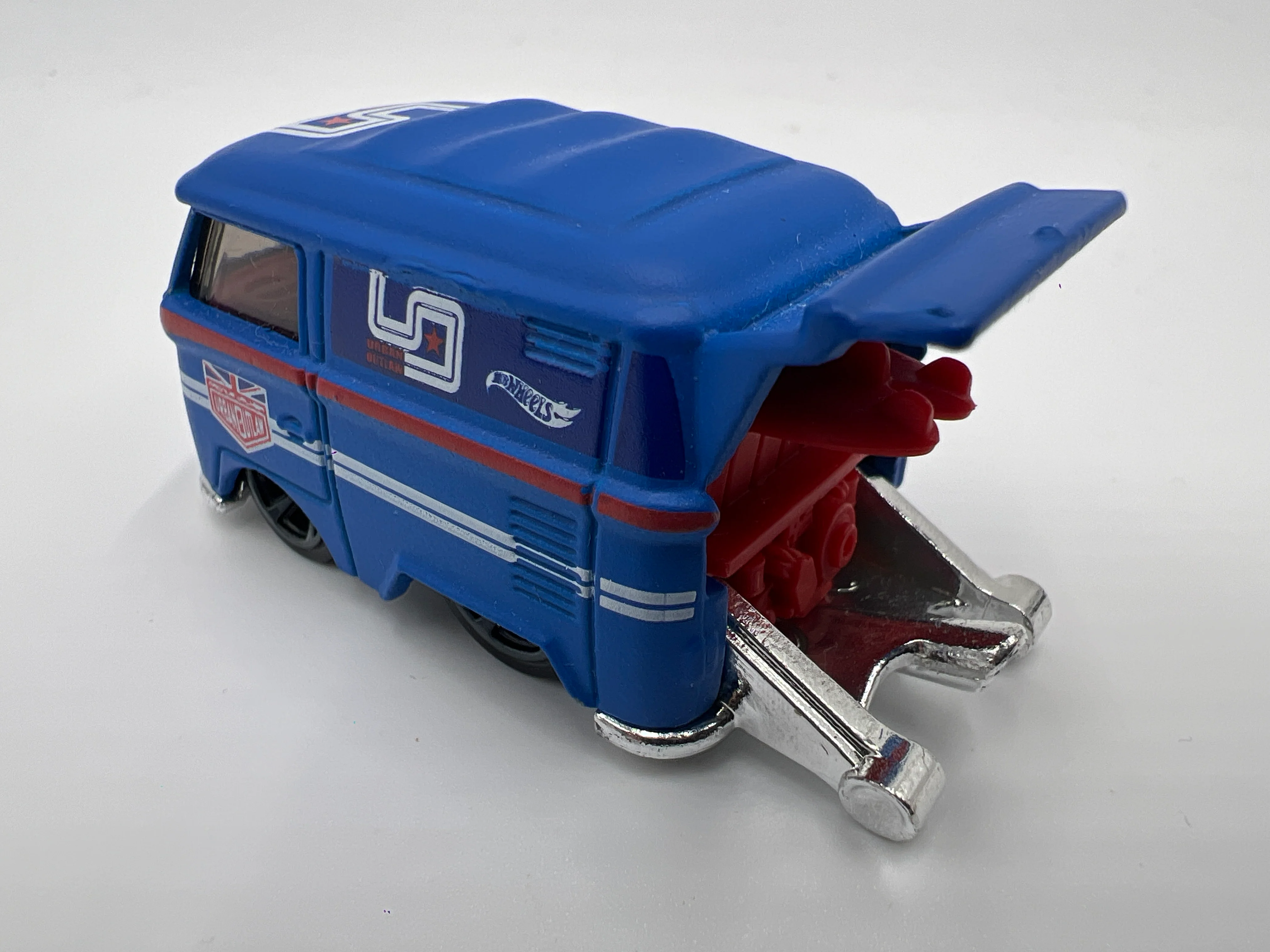 Hot Wheels 1/64 Mainline Kool Kombi Urban Outlaw Blue Loose - Image 2