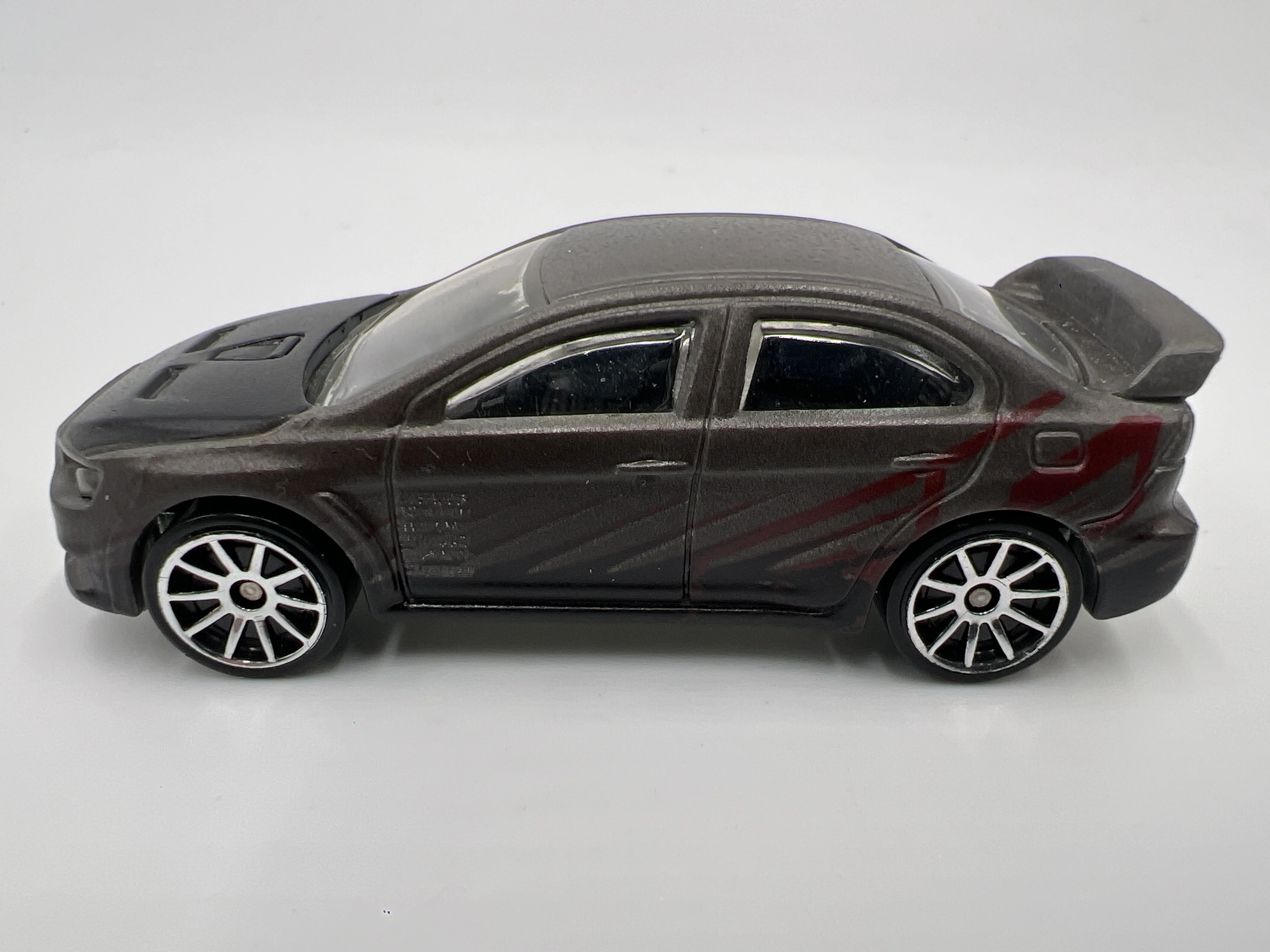 Hot Wheels 1/64 Color Shifters 2008 Mitsubishi Lancer Evolution Silver/Gray Loose HTF - Image 4