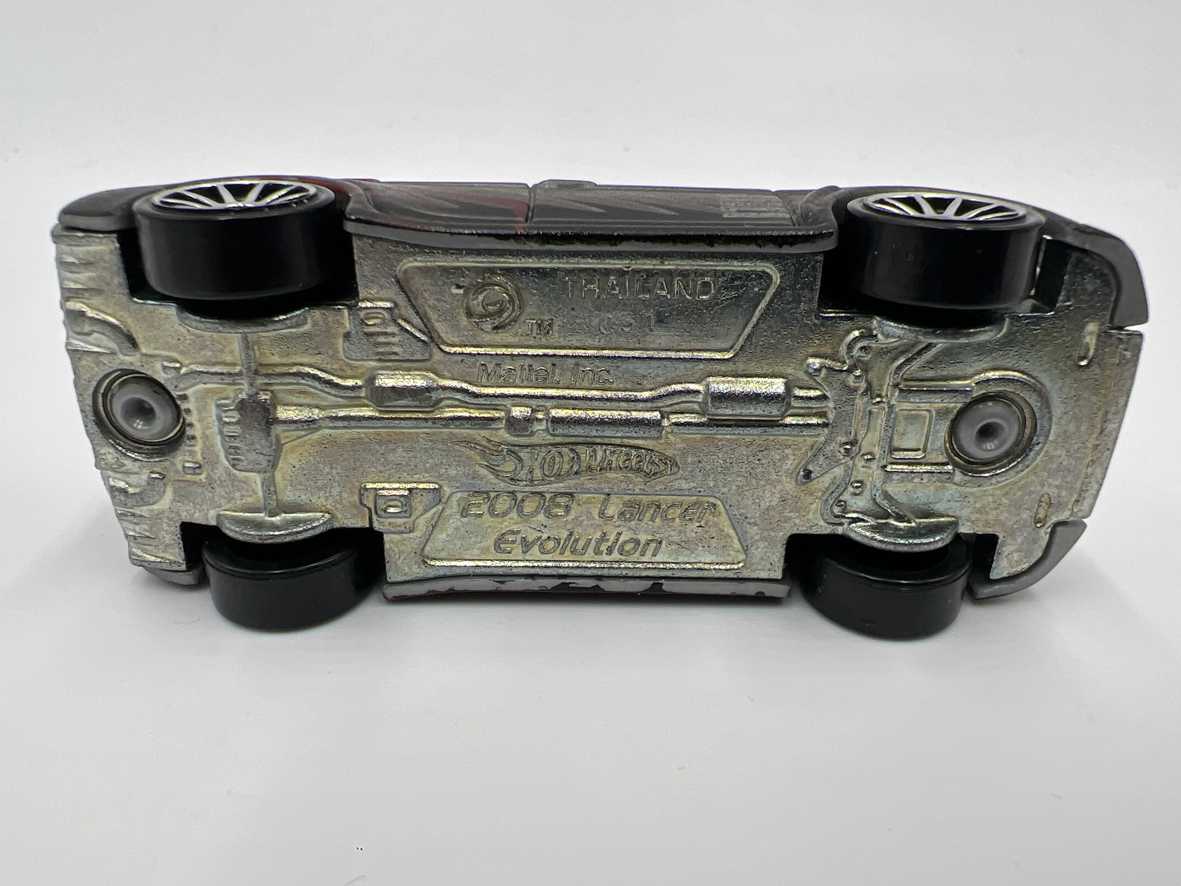 Hot Wheels 1/64 Color Shifters 2008 Mitsubishi Lancer Evolution Silver/Gray Loose HTF - Image 5