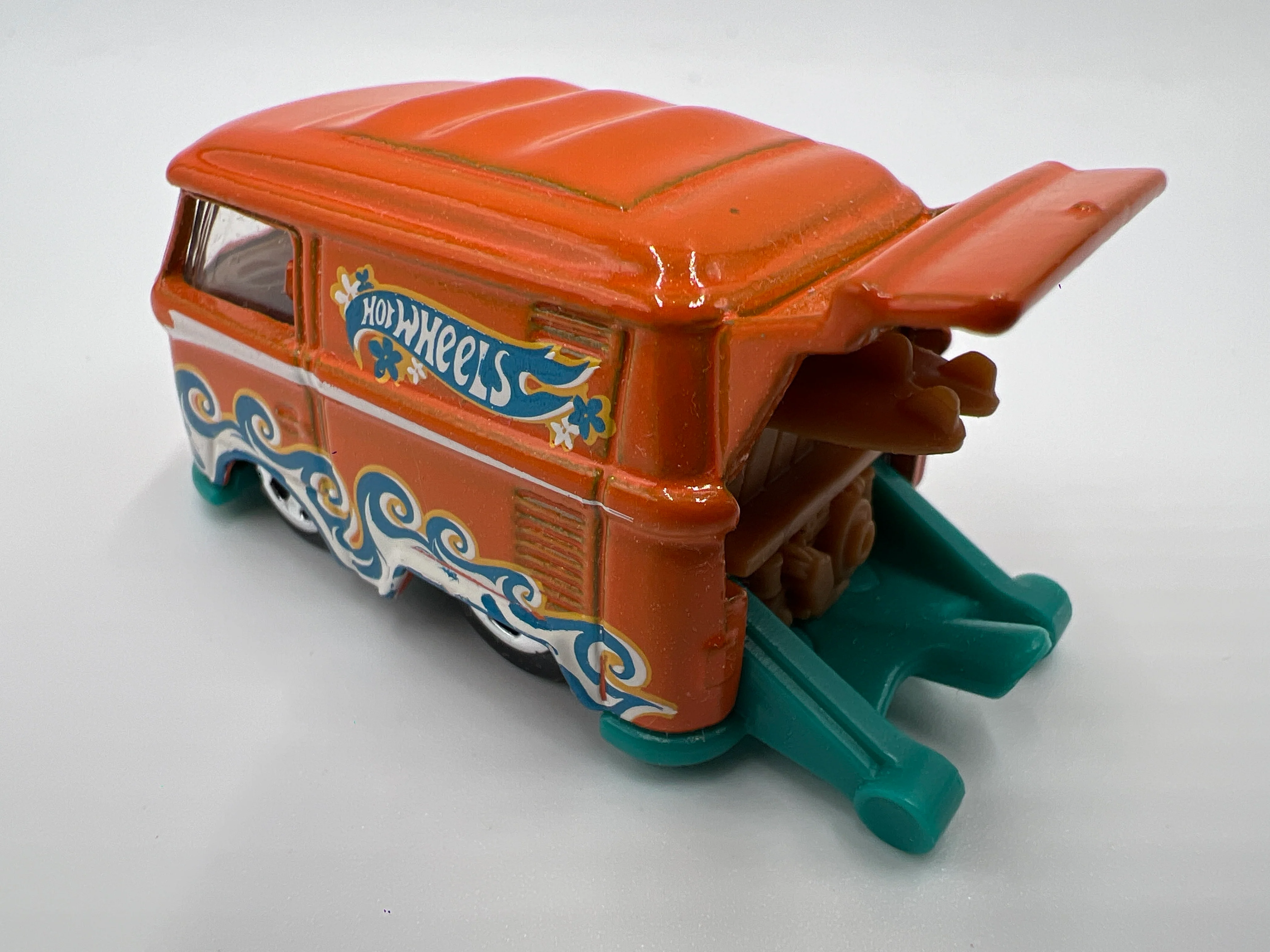 Hot Wheels 1/64 Mainline Kool Kombi Orange Loose - Image 2