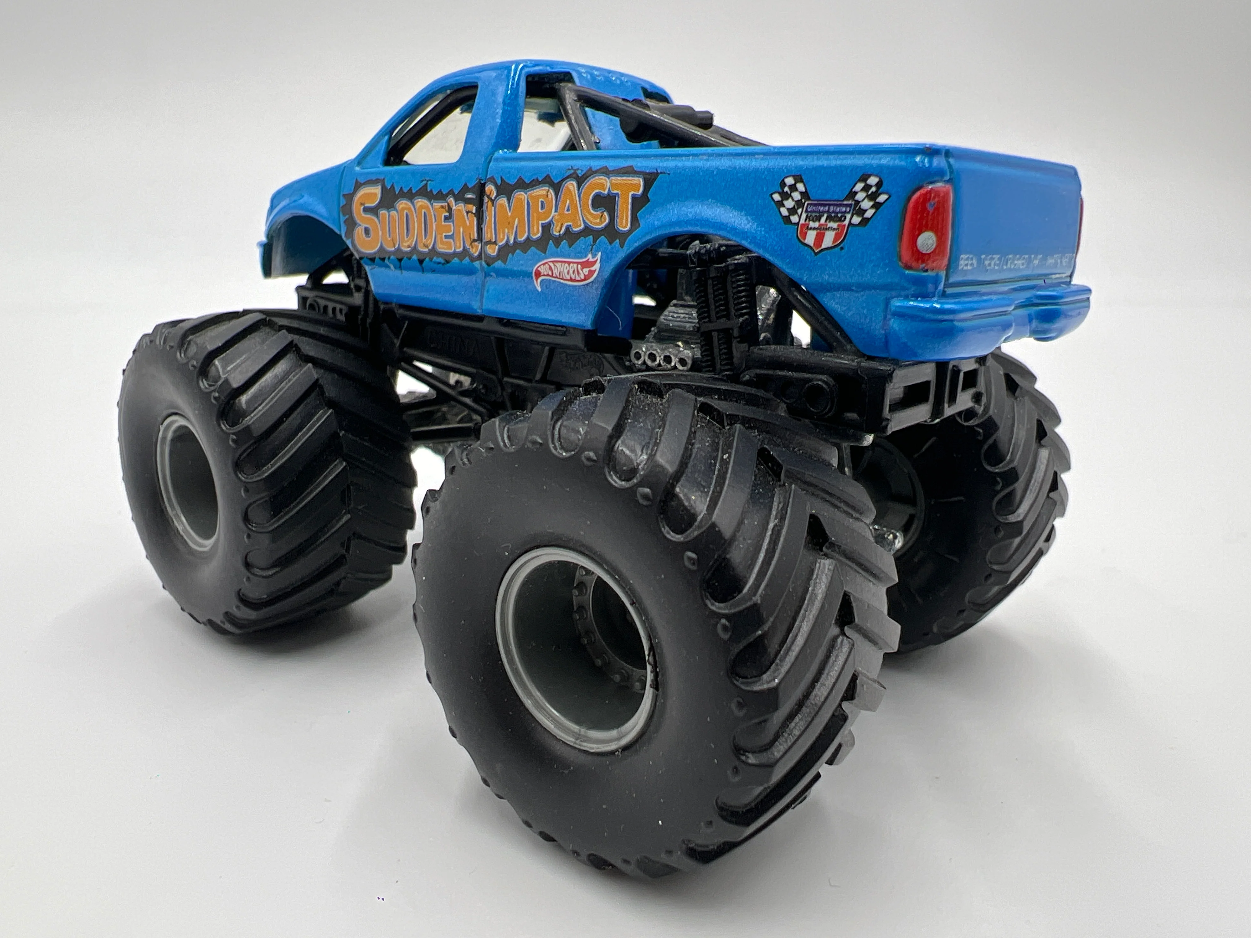 Hot Wheels 1:64 Monster Jam Small Wheel/Metal Base Sudden Impact Loose - Image 2