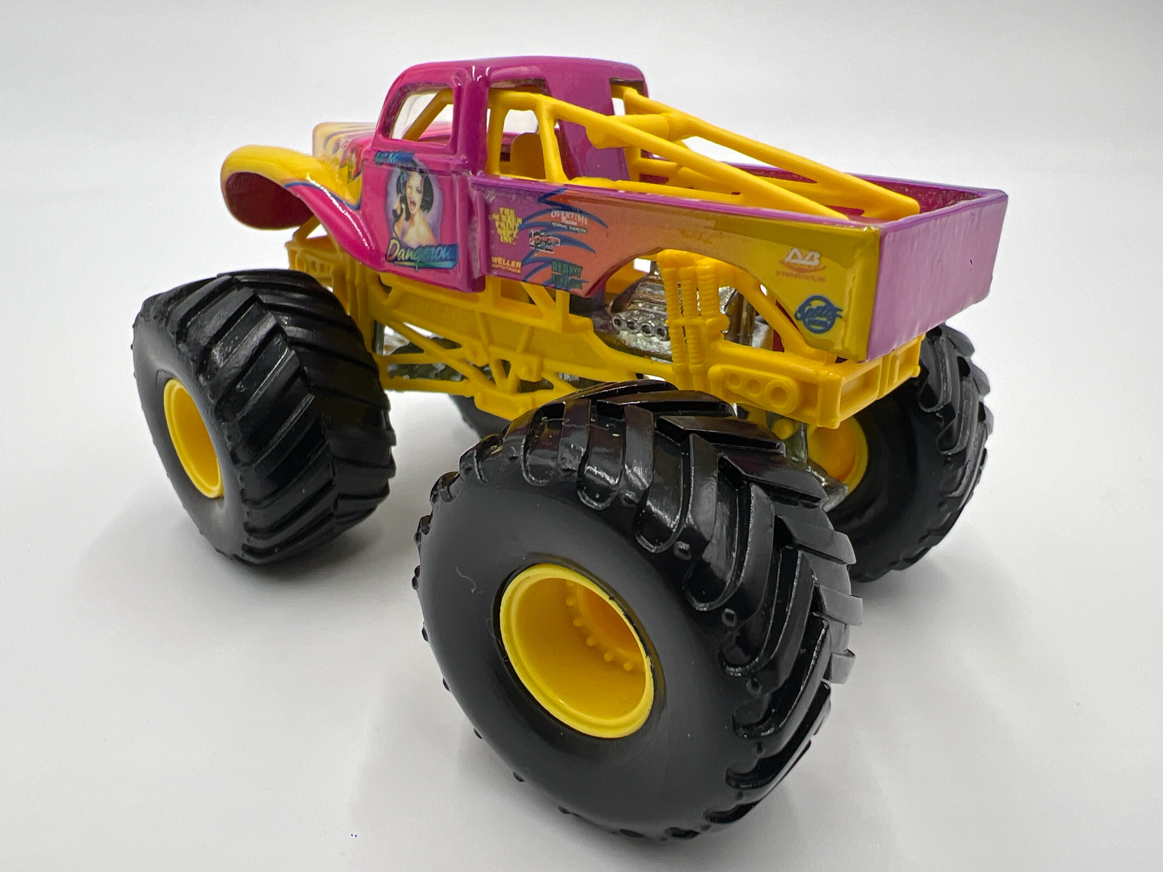 Hot Wheels 1:64 Monster Jam Small Wheel/Metal Base Lil Miss Dangerous Loose - Image 2